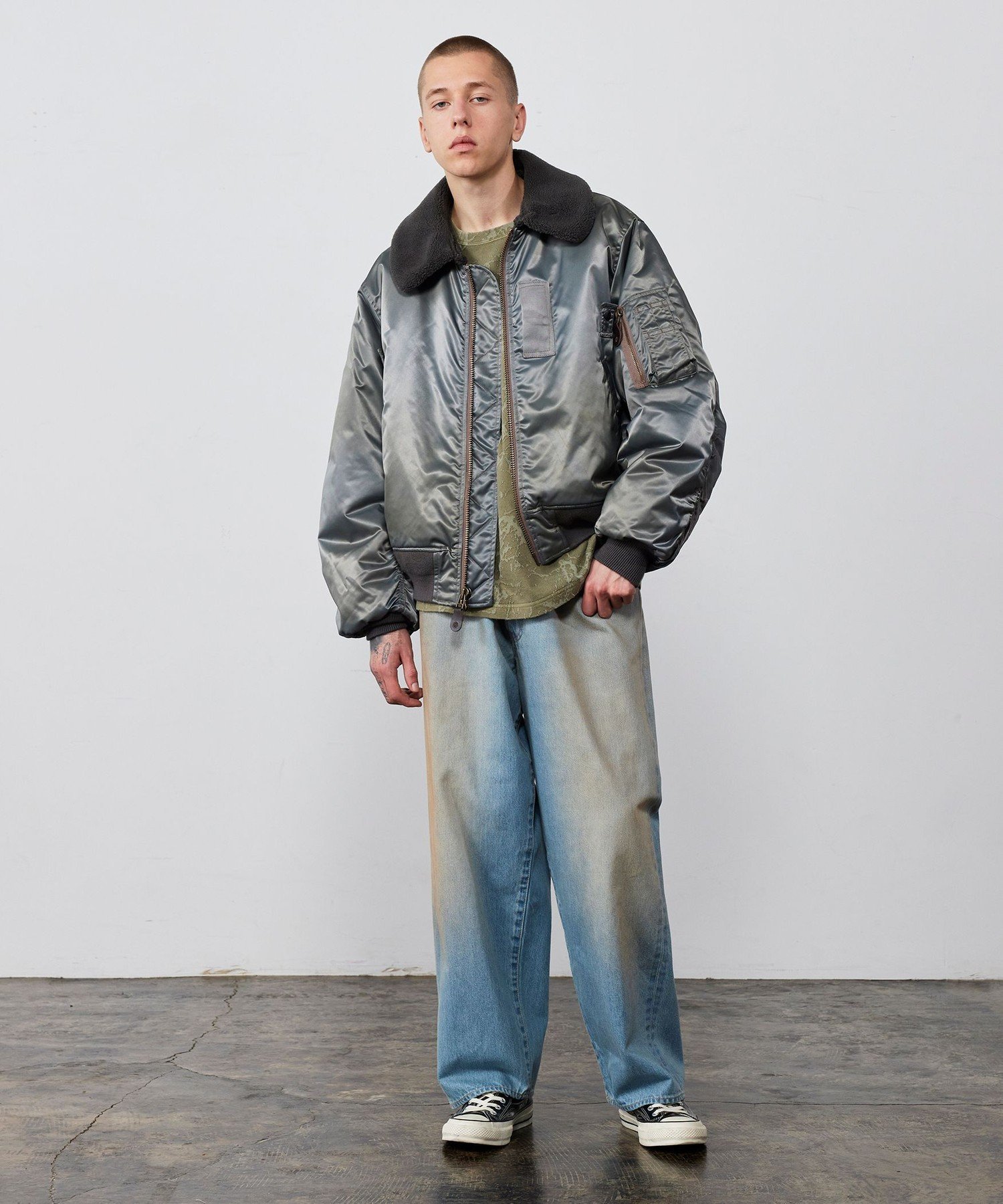 BEAMS MEN｜ワイドショートフィット B-15タイプ フライトジャケット