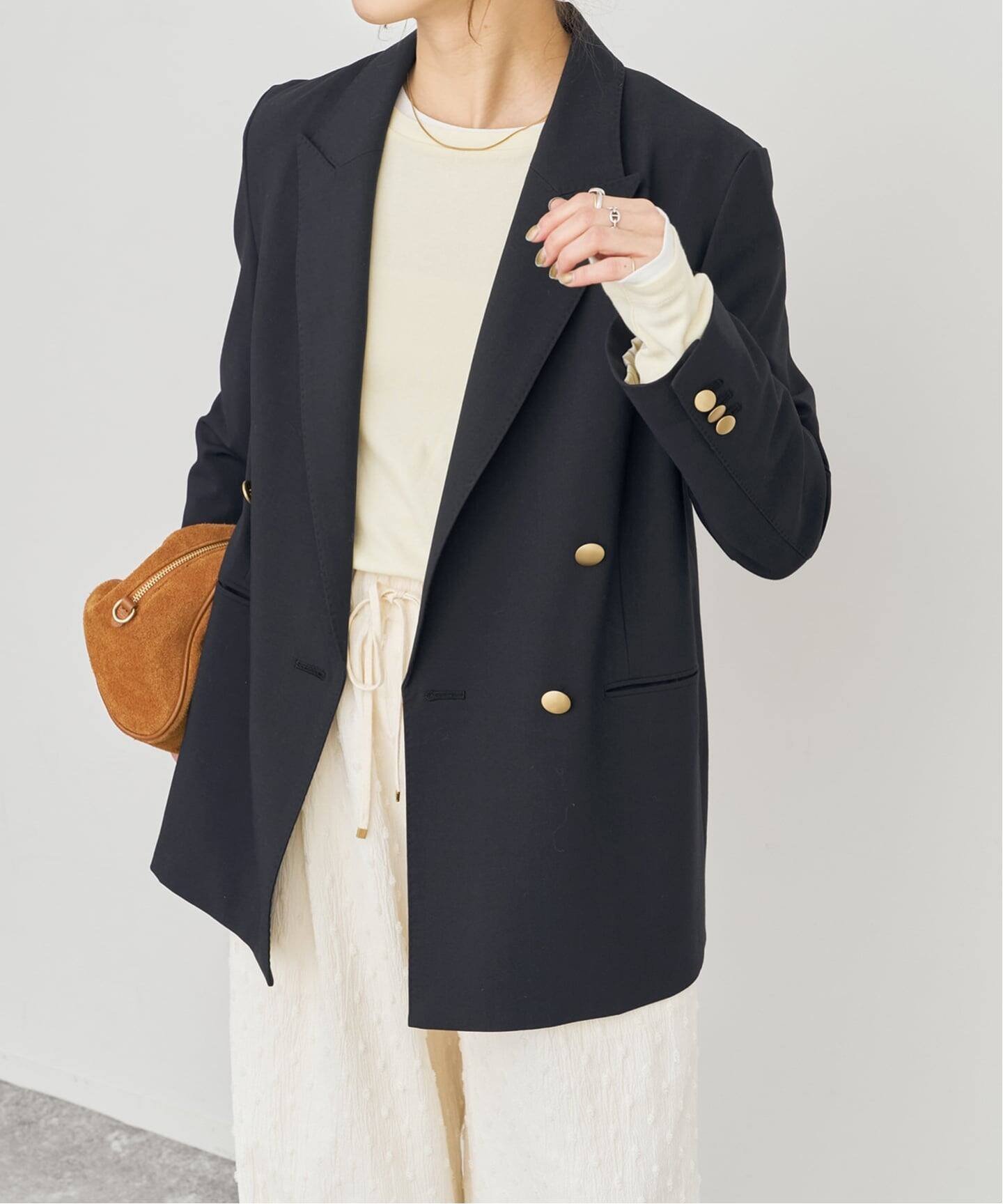 Spick & Span｜《新色有り / 追加》プレーンウィーブダブルブレスト