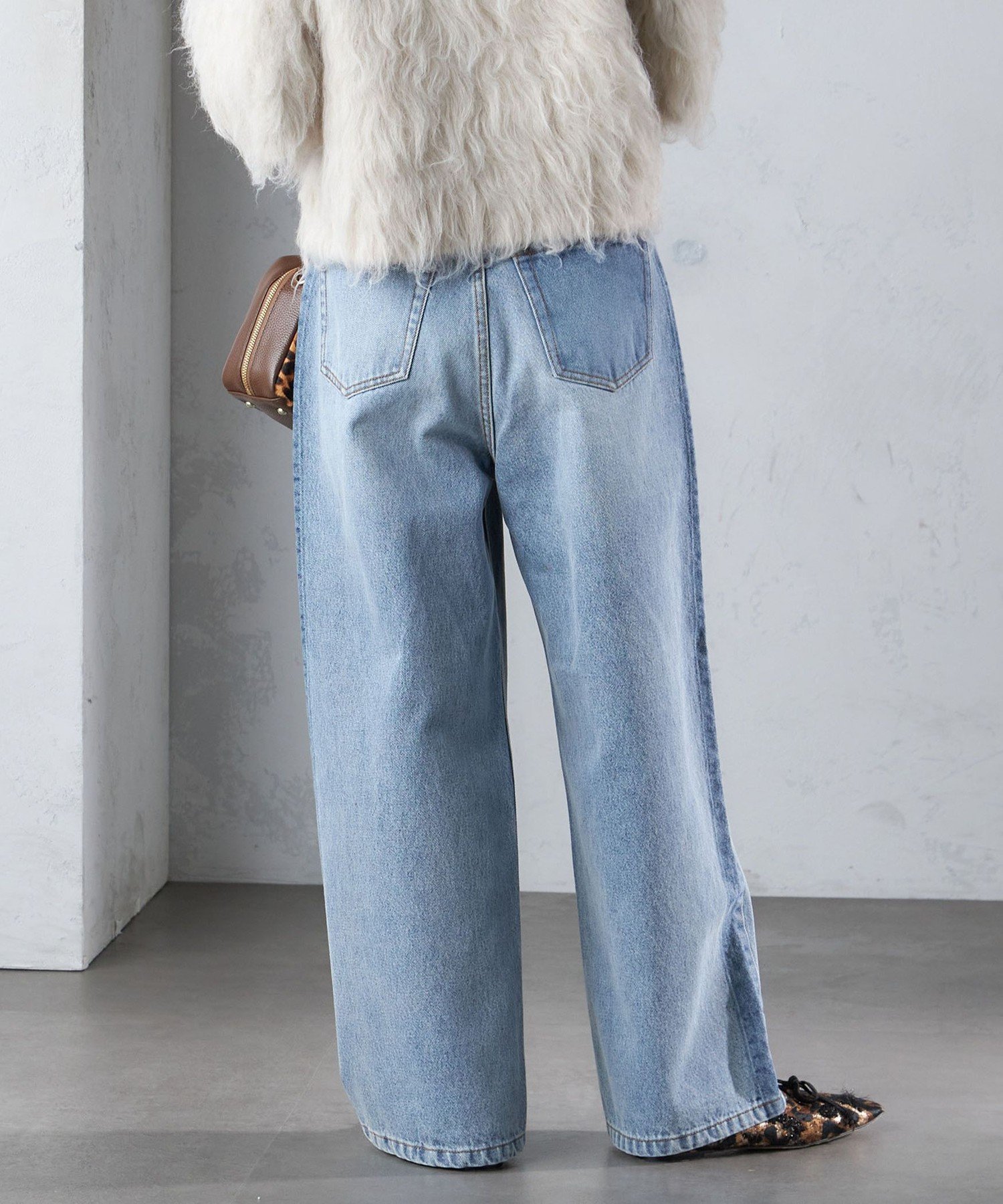 MALION パッチワークデニム ワイドレッグ パッチワークデニムイージーワイドPT – NO ID.