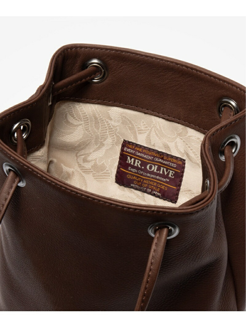 MR.OLIVE｜ウォータープルーフ ウォッシャブルレザー / 2WAY スモール
