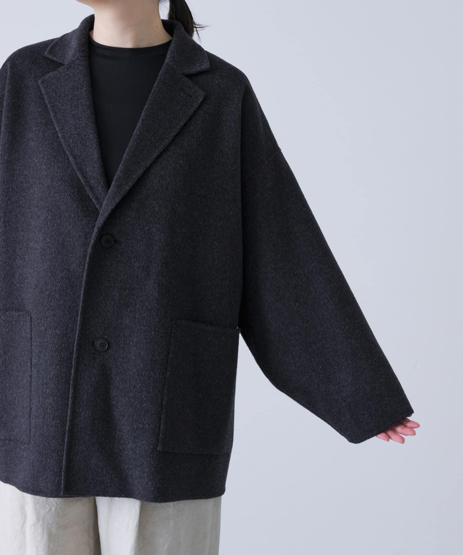 かぐれ｜ウールテーラードショートコート | Rakuten Fashion(楽天