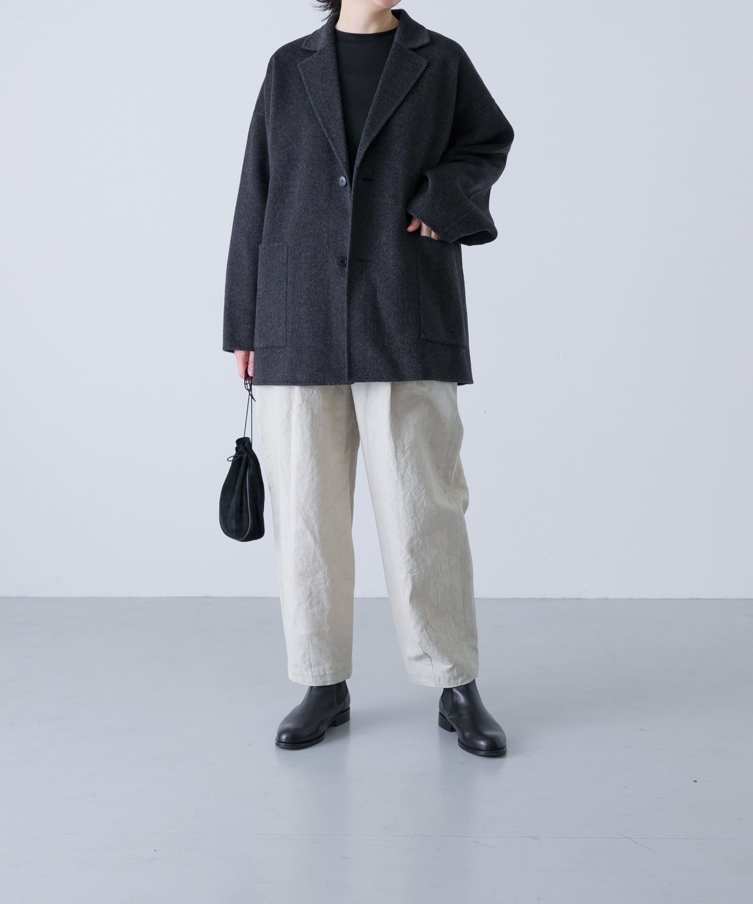 かぐれ｜ウールテーラードショートコート | Rakuten Fashion(楽天