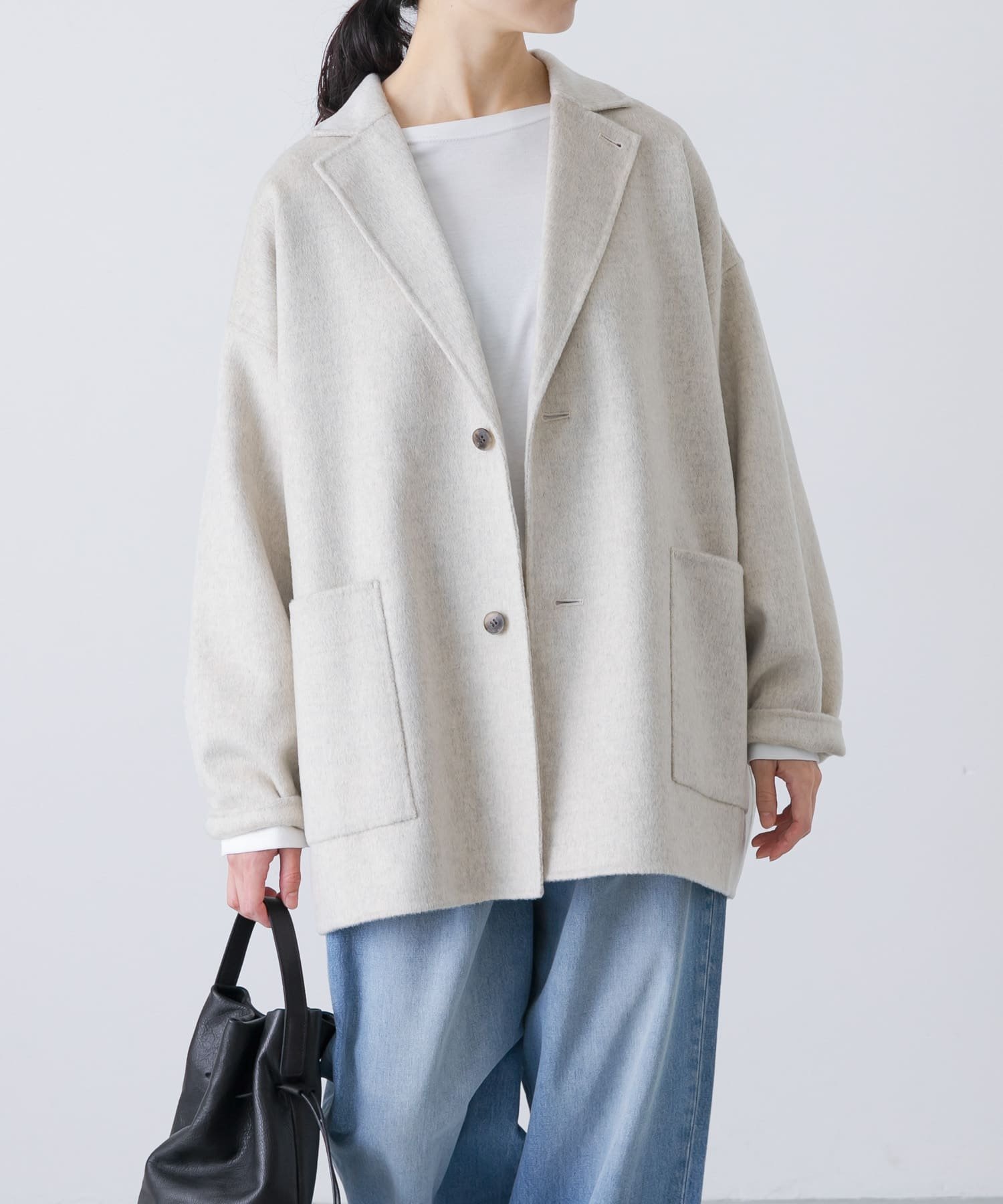 かぐれ｜ウールテーラードショートコート | Rakuten Fashion(楽天