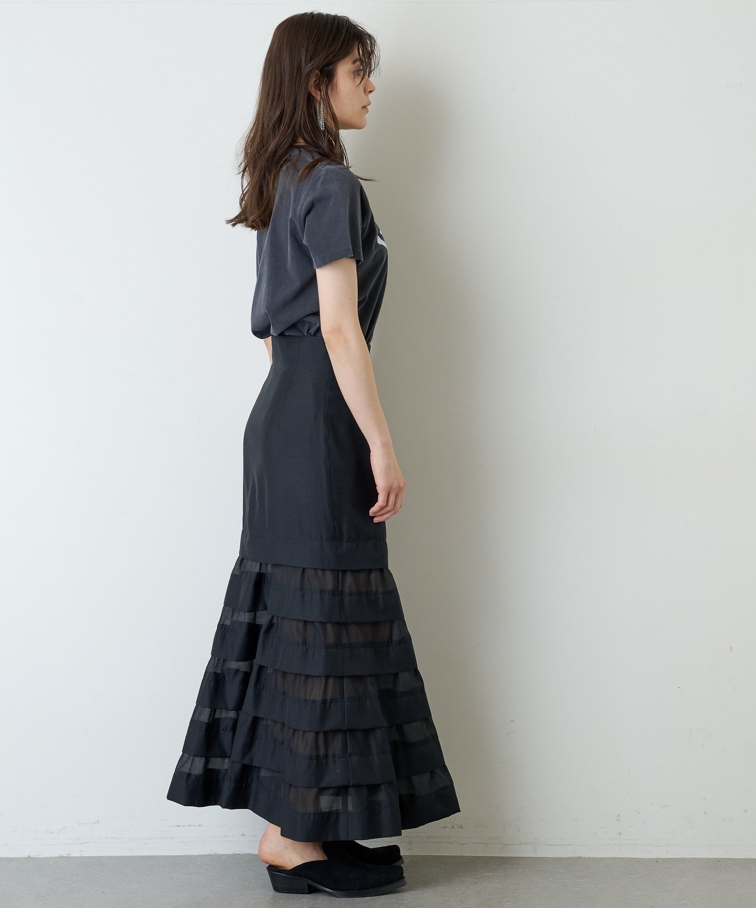 Whim Gazette｜オーガンジーマーメイドスカート4 | Rakuten Fashion