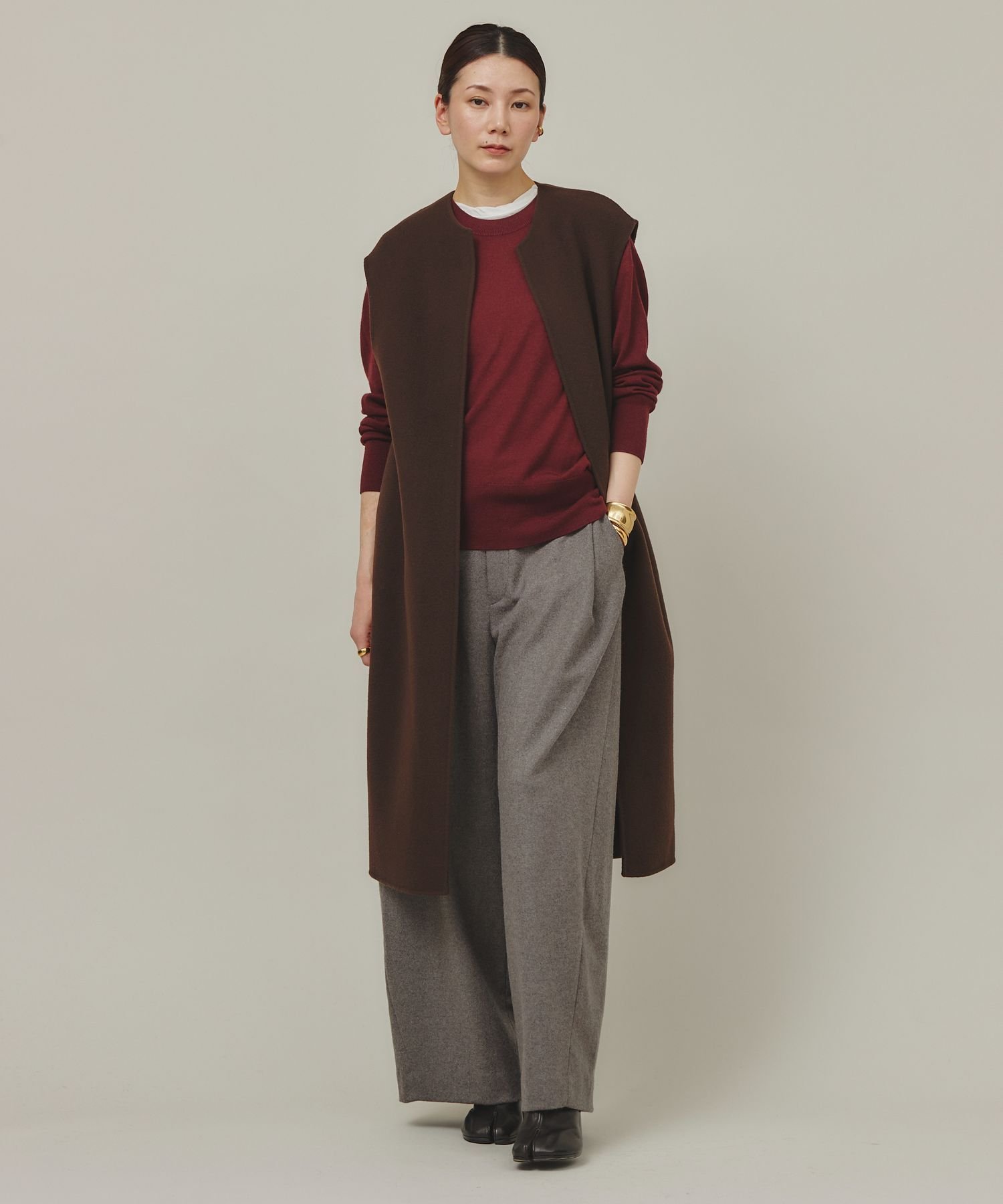 Curensology｜マンテコリバーロングベスト | Rakuten Fashion(楽天