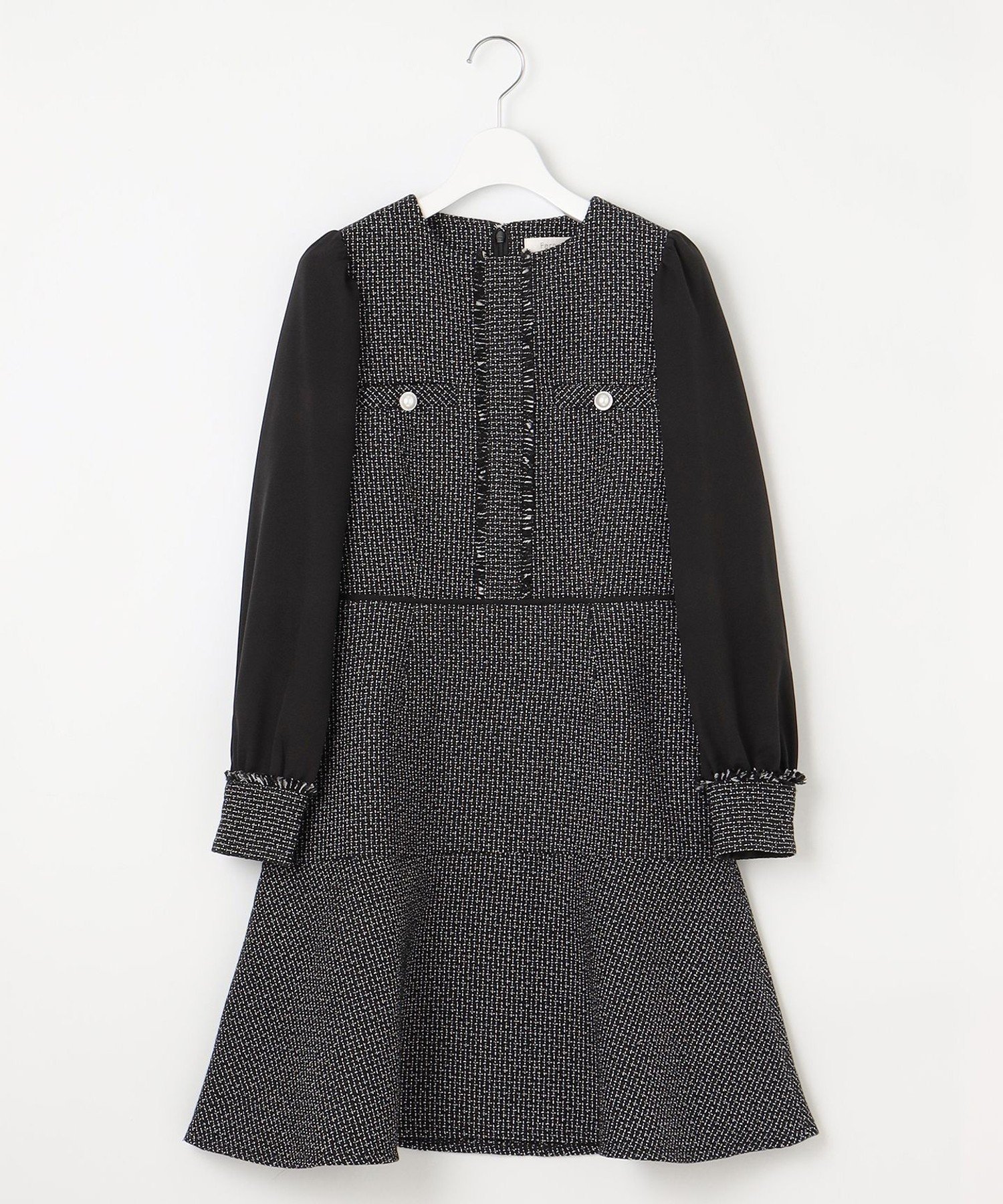 Feroux｜【洗える】ツイードコンビミディ ワンピース | Rakuten