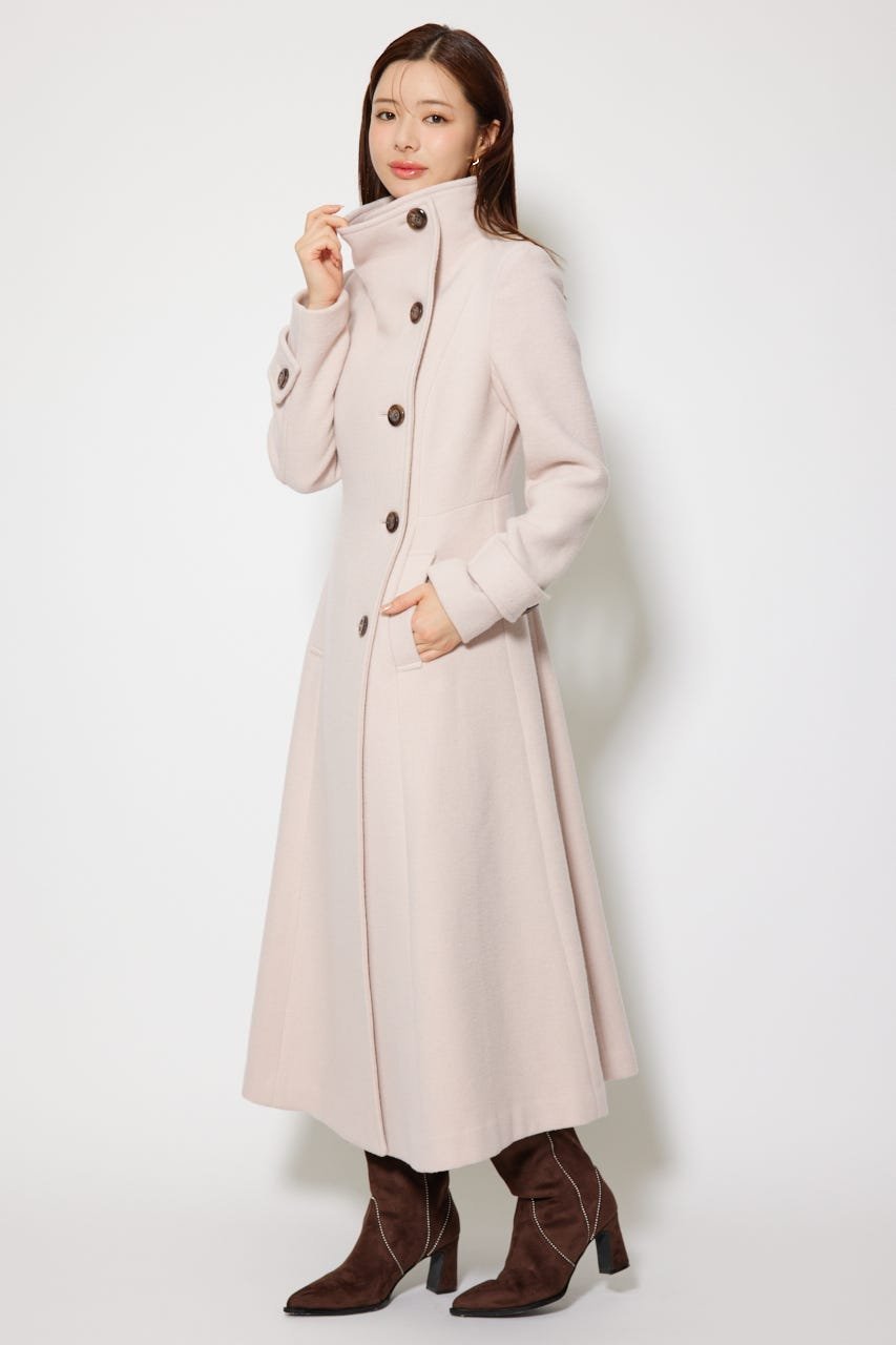 rienda｜25オーバーネックシンデレララインコート | Rakuten Fashion