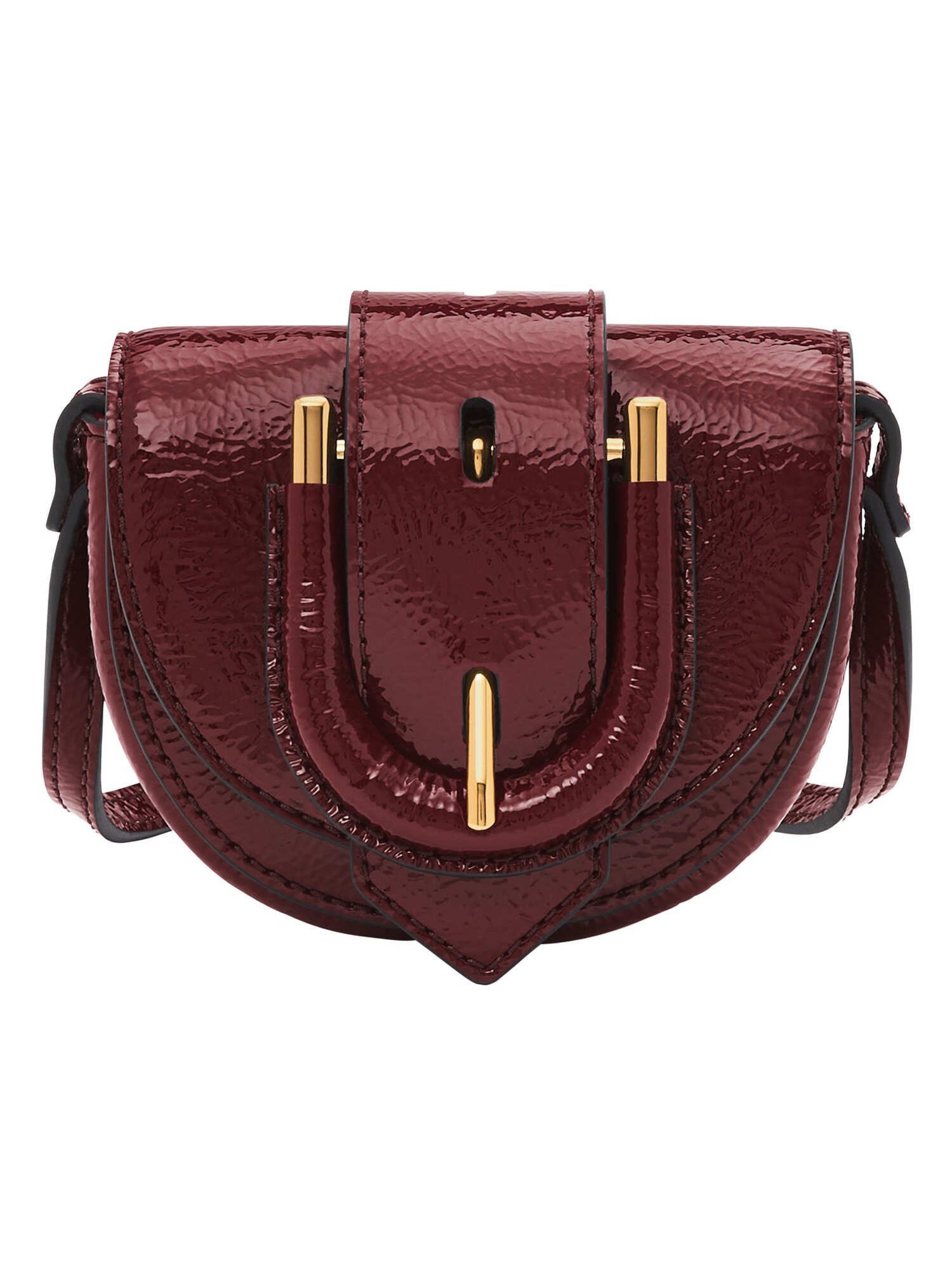 FOSSIL｜フォッシル 斜めがけバッグ レディース レザー レッド