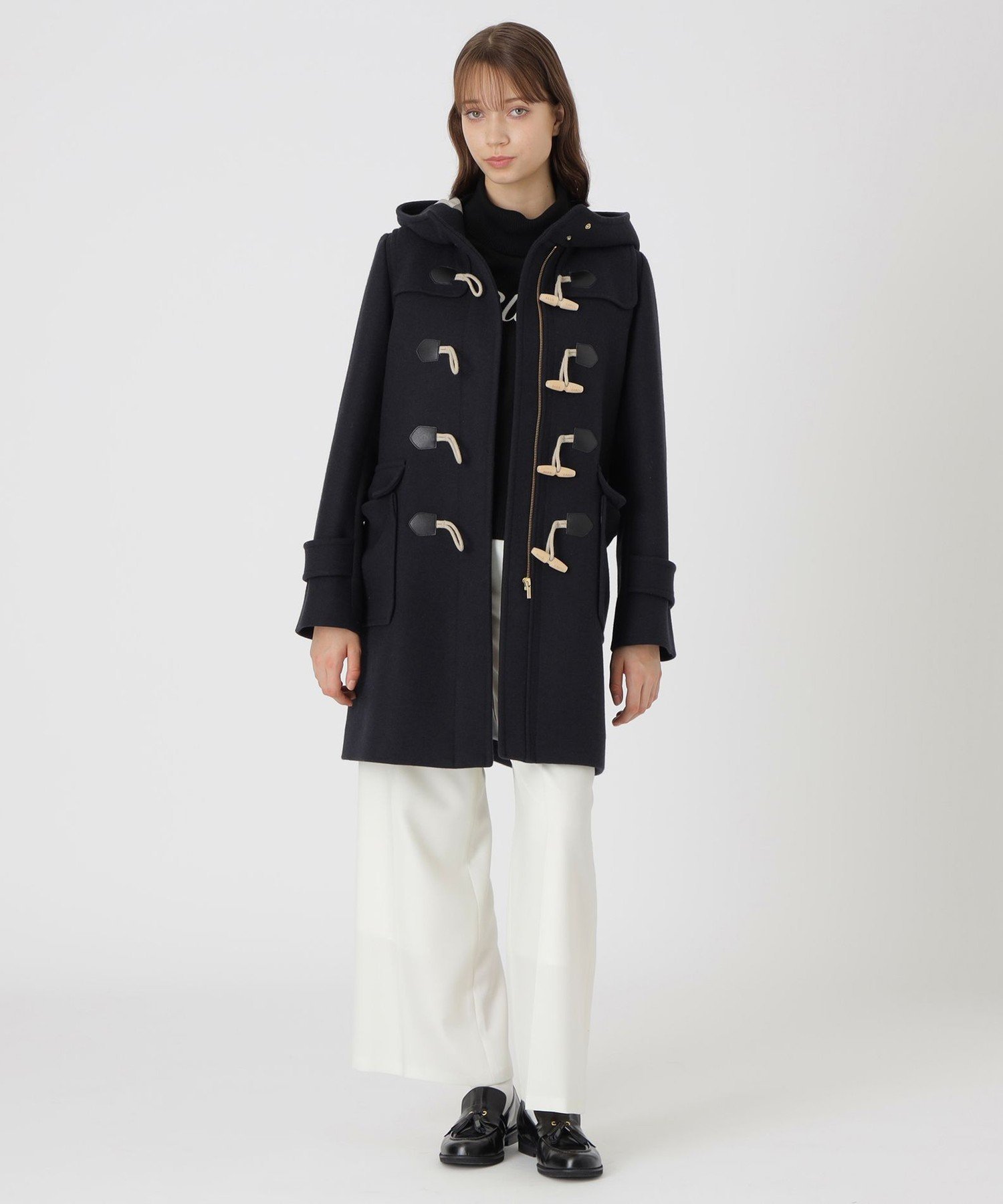 BLUE LABEL / BLACK LABEL CRESTBRIDGE｜ツイルメルトンダッフルコート