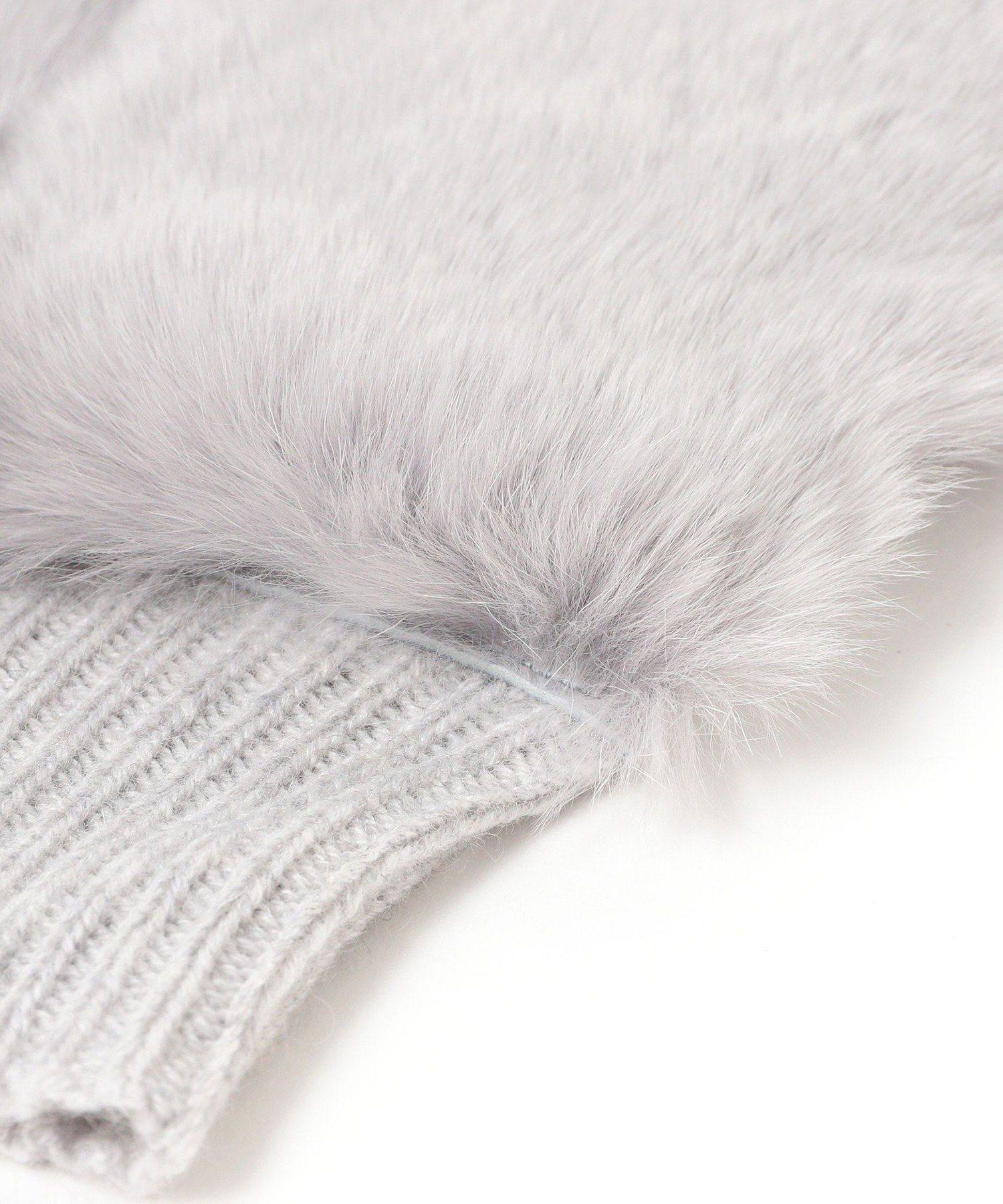 Demi-Luxe BEAMS｜ALPO / カシミヤ混 レッキス フィンガーレスグローブ