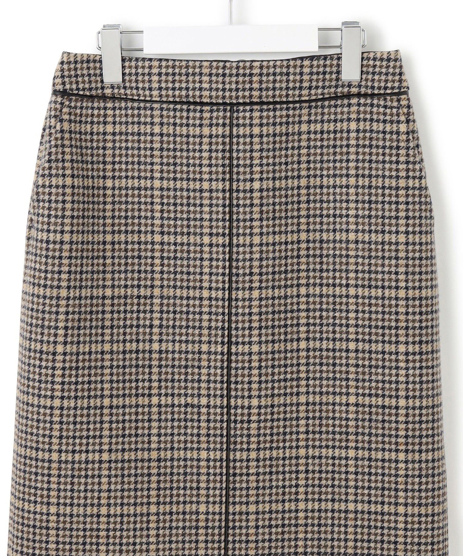 23区｜【見上愛さん着用】ボンディングチェックツイード Iライン