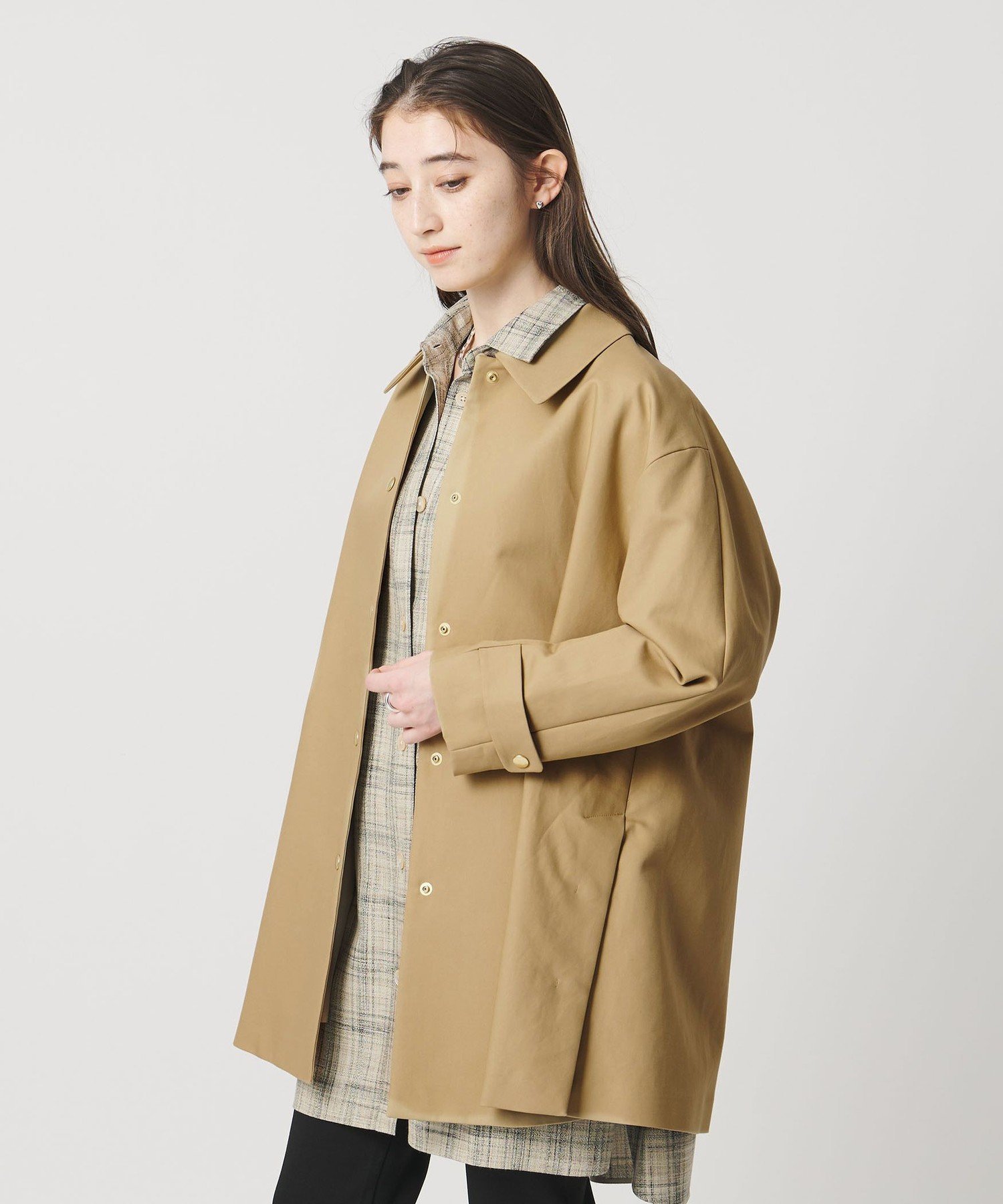 UNITED ARROWS｜Aライン ステンカラーコート | Rakuten Fashion(楽天