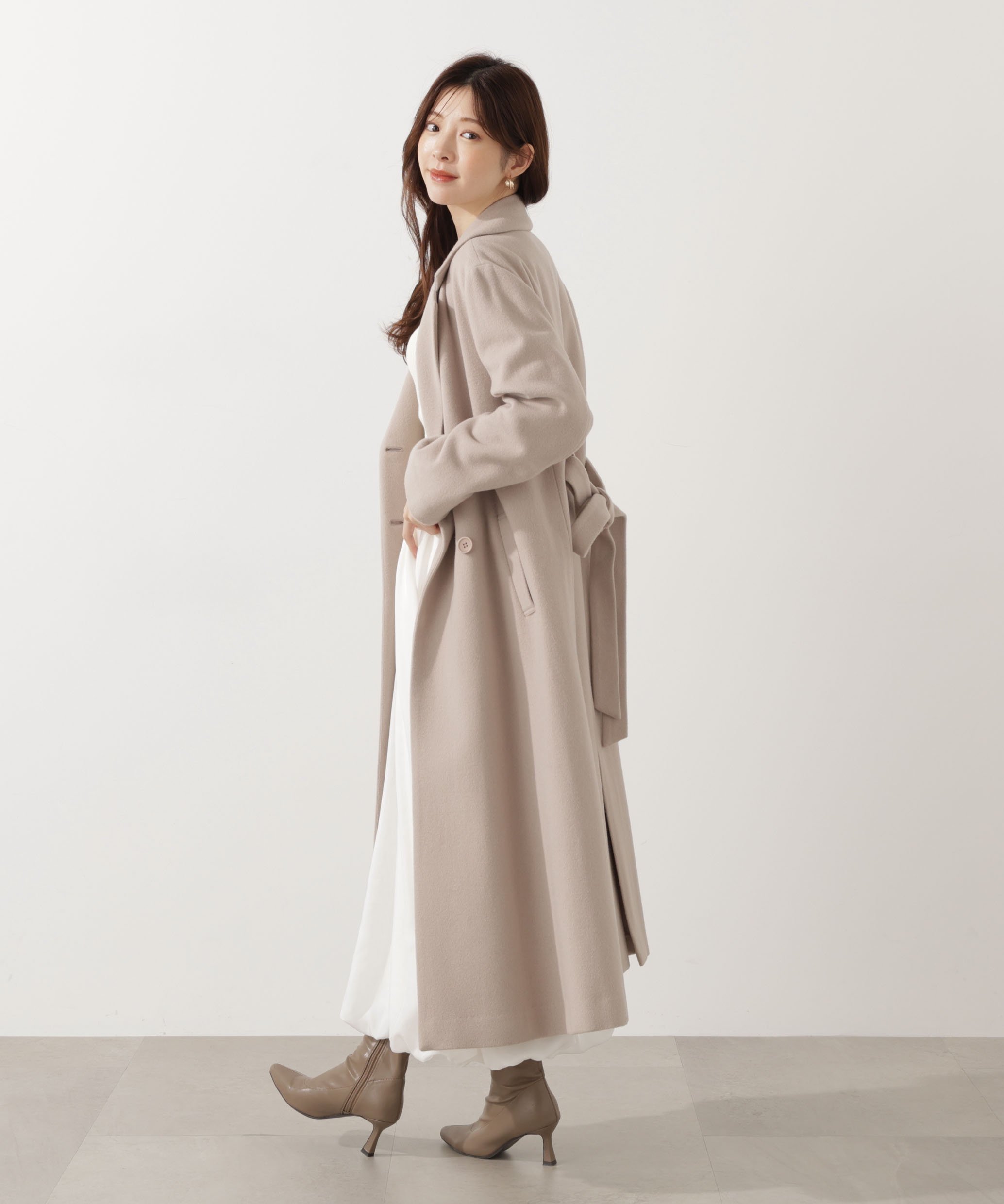 PROPORTION BODY DRESSING｜ベルテッドレディーコート 25AW | Rakuten