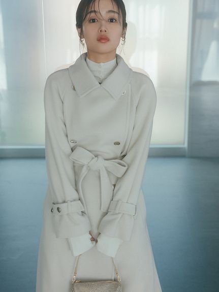 SNIDEL｜ウールカシミヤスタンドカラーコート【カンヘウォン着用