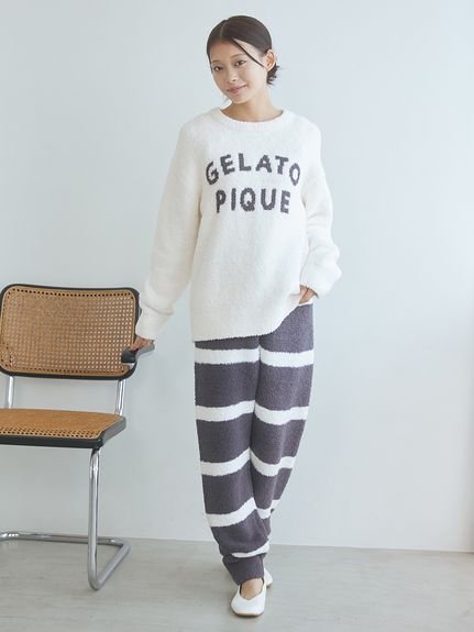 gelato pique｜パウダーロゴジャガードプルオーバー&ロングパンツ