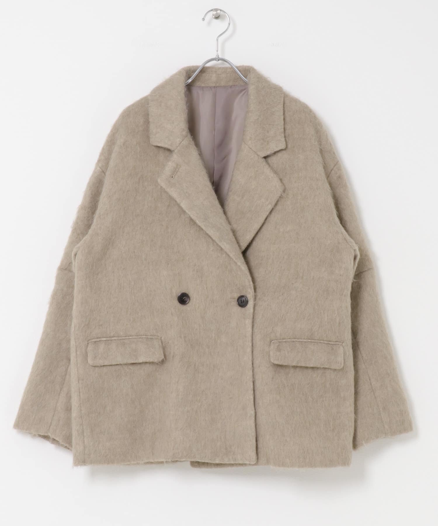 KBF｜シャギーテーラードジャケット | Rakuten Fashion(楽天