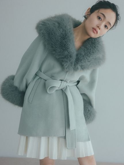 SNIDEL｜ファーケープコート | Rakuten Fashion(楽天ファッション／旧