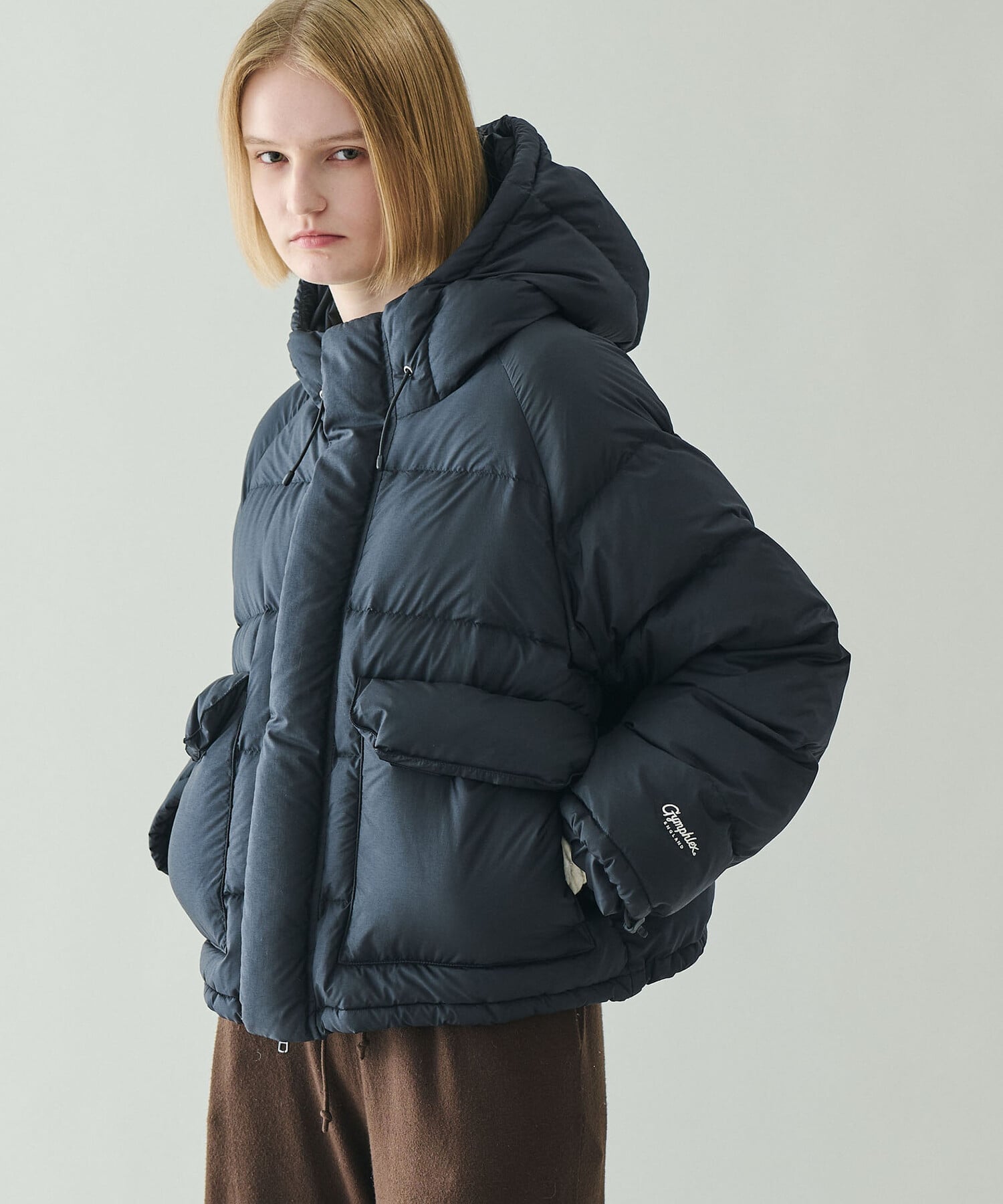 Bshop｜Gymphlex | ダウン フードショートジャケット WOMEN | Rakuten