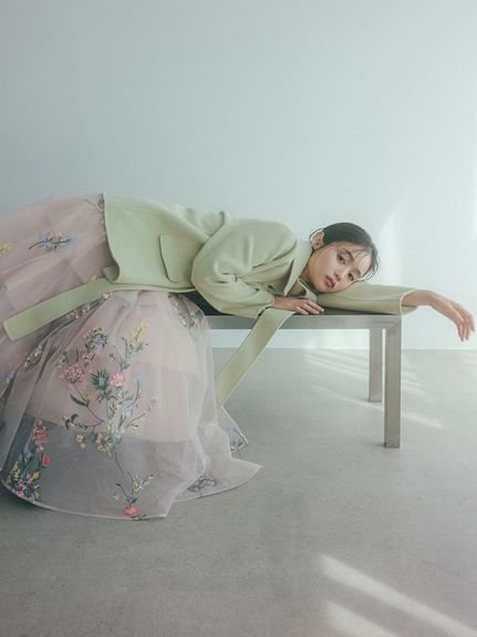 SNIDEL｜リバーリボンージャケット【カンヘウォン着用】 | Rakuten