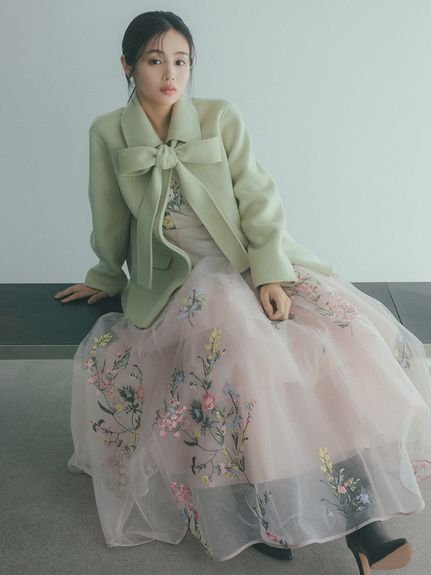 SNIDEL｜リバーリボンージャケット【カンヘウォン着用】 | Rakuten