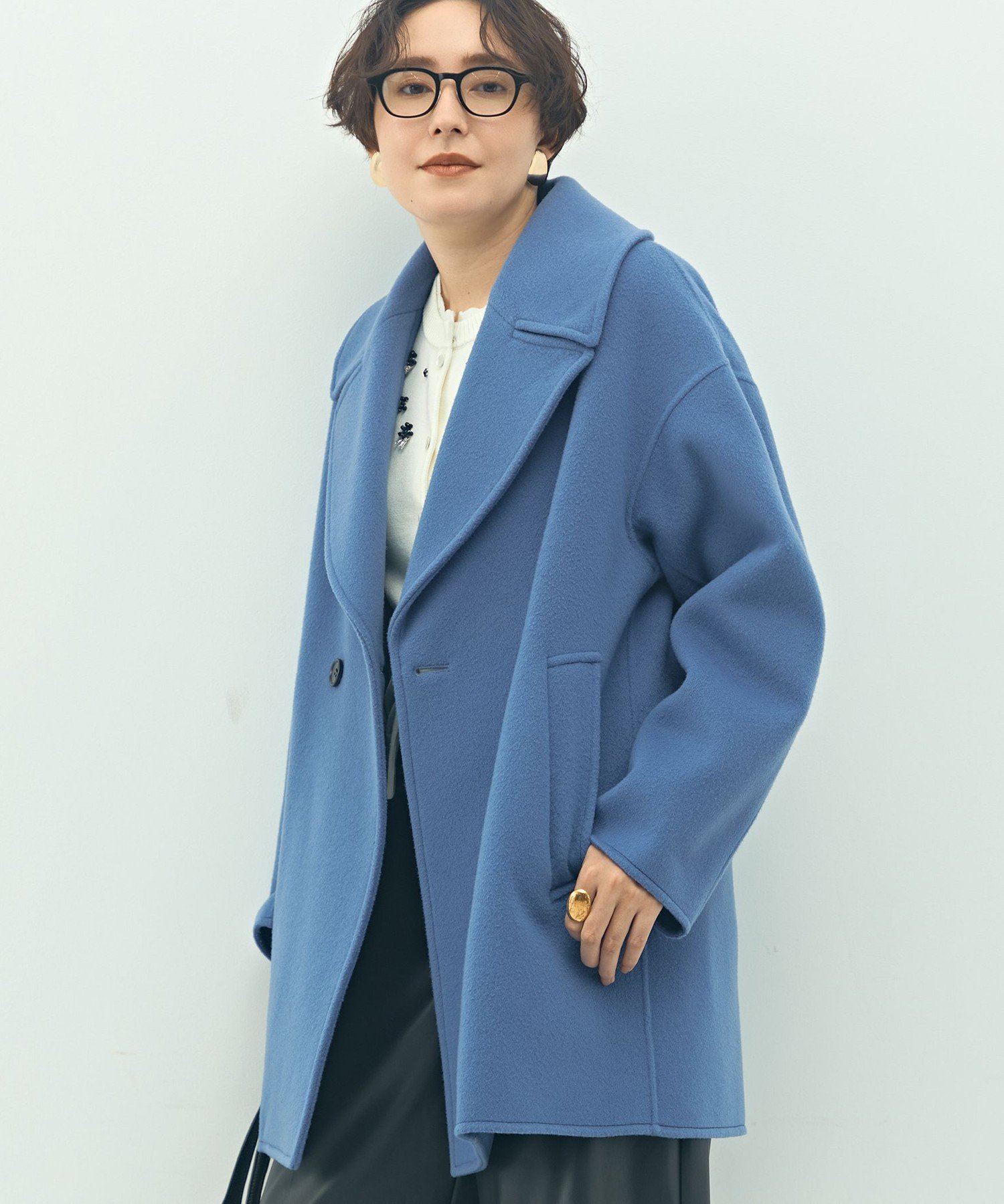 NOLLEY'S｜【一部WEB限定アイテム】SP140リバーコート起毛メルトン