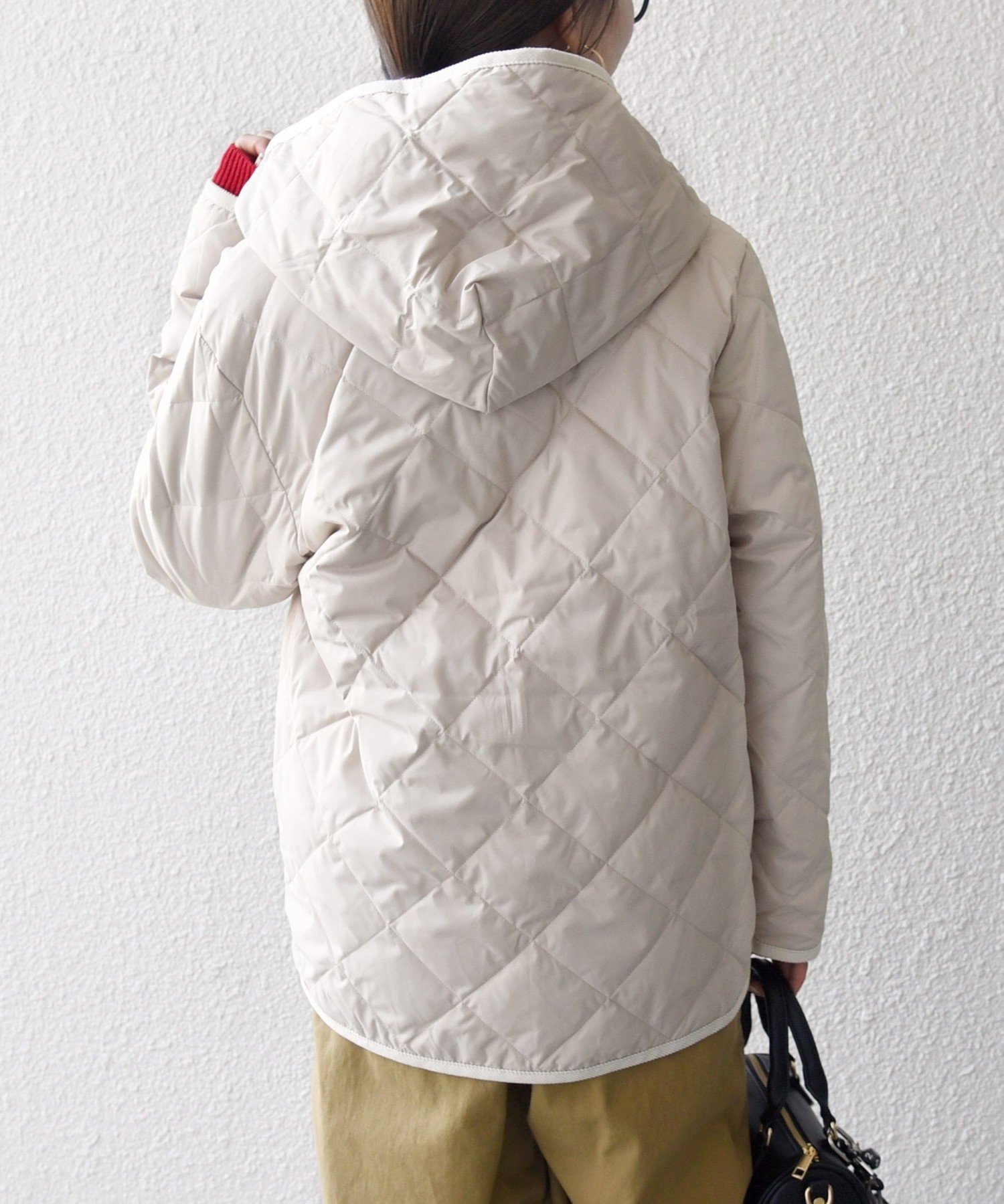 【SHIPS any別注】TAION:手洗い可能パイピング フード ジャケット SHIPS any別注】TAION:〈手洗い可能〉パイピング フード ジャケット