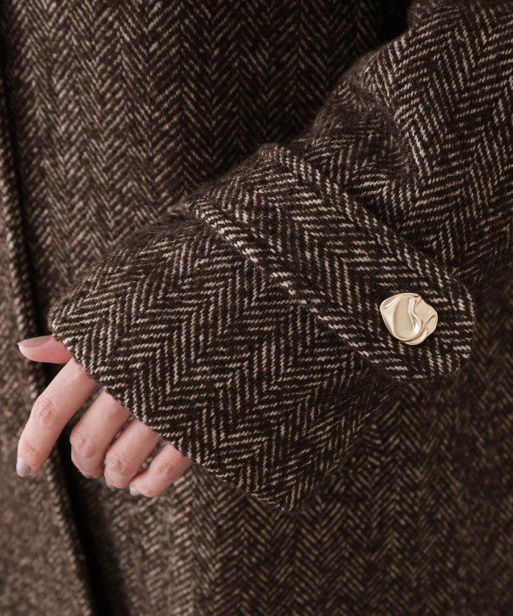 OPAQUE.CLIP｜ヘリンボーンステンカラーコート | Rakuten Fashion(楽天