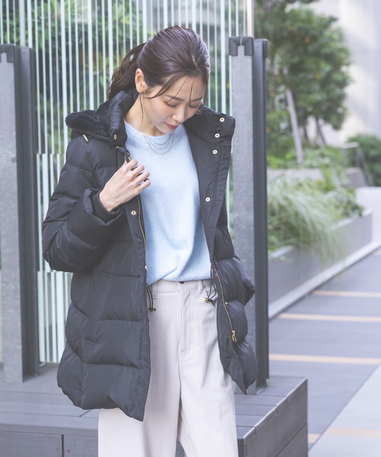 GLOBAL WORK｜ウツクシルエット撥水ダウンコート/497165 | Rakuten