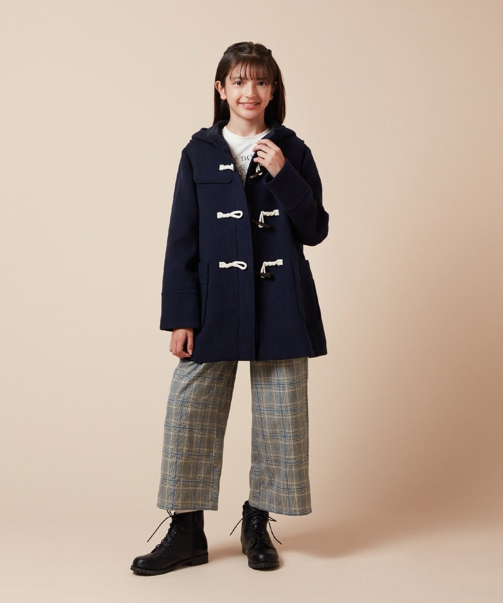 a.v.v｜[100-130]【選べる5色展開】ライトフェイクウールダッフル