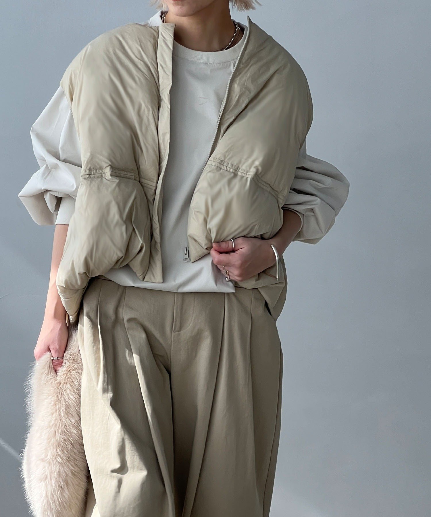 chuclla｜ラウンドボリューム ダウンベスト chw22a115 | Rakuten