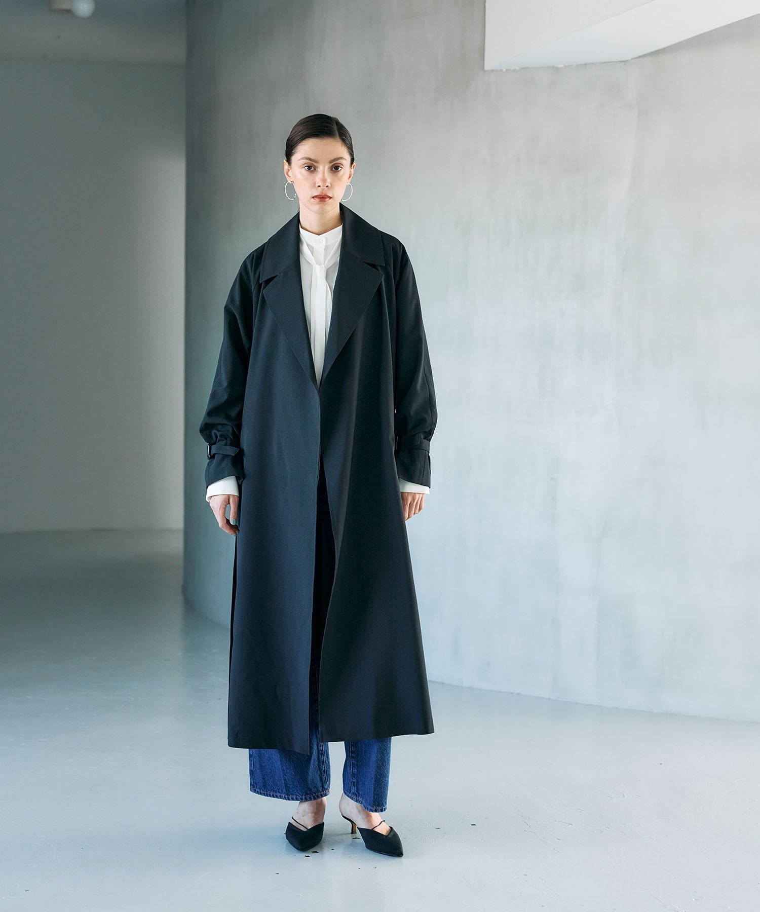 N.O.R.C｜ベルテッドロングコート【CLEAN MOTION】 | Rakuten Fashion