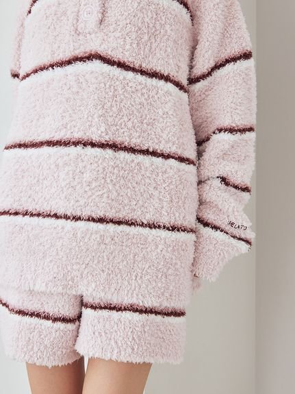 gelato pique｜ジェラートボーダーポロ衿プルオーバー | Rakuten