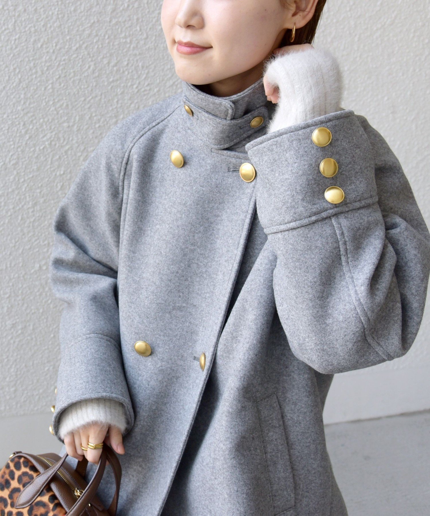 ウール ライク ジャージー メルトン 2WAY Pコート SHIPS｜【WEB限定】<手洗い可能>ウール ライク ジャージー メルトン