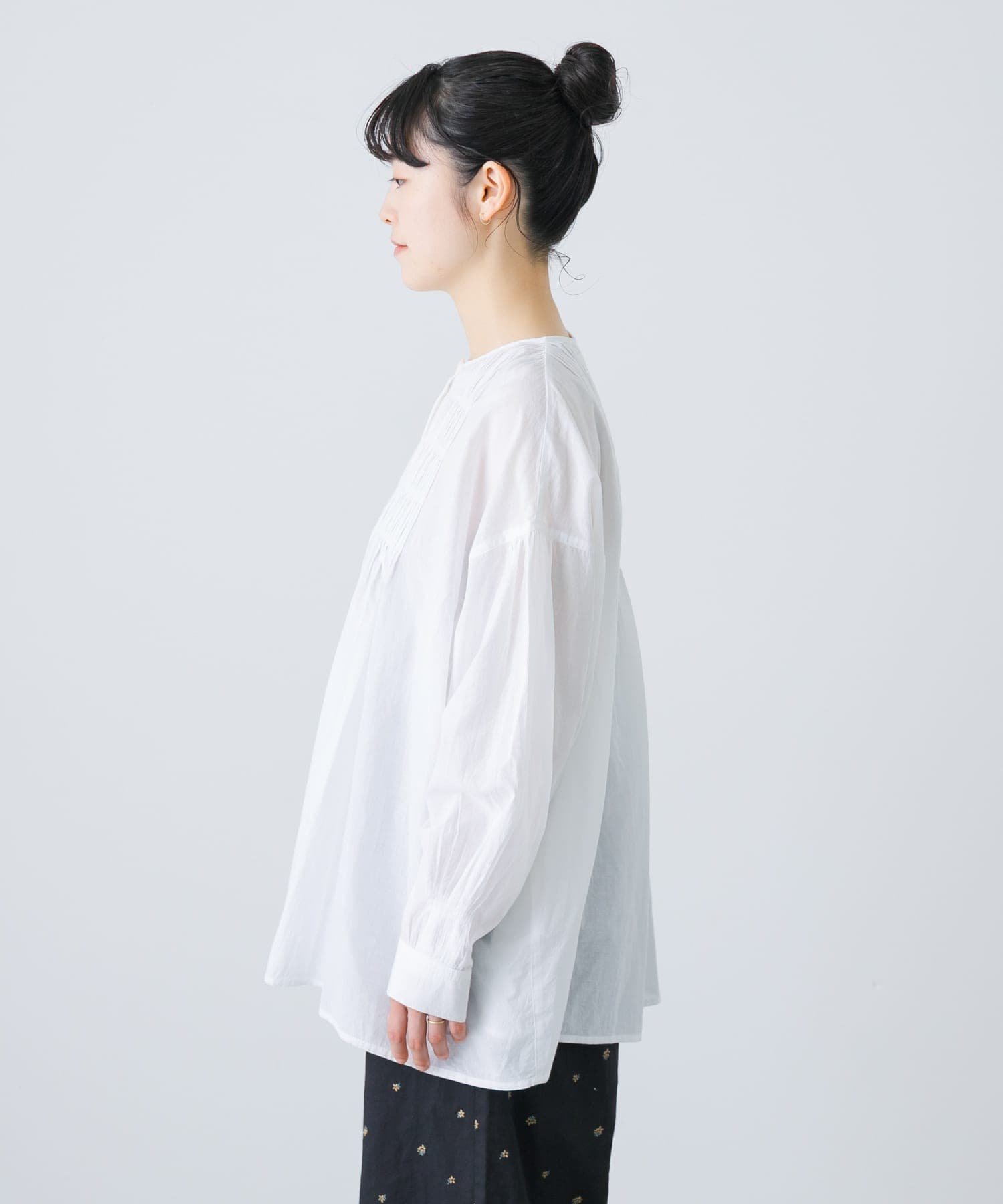 かぐれ｜コットンピンタックブラウス | Rakuten Fashion(楽天