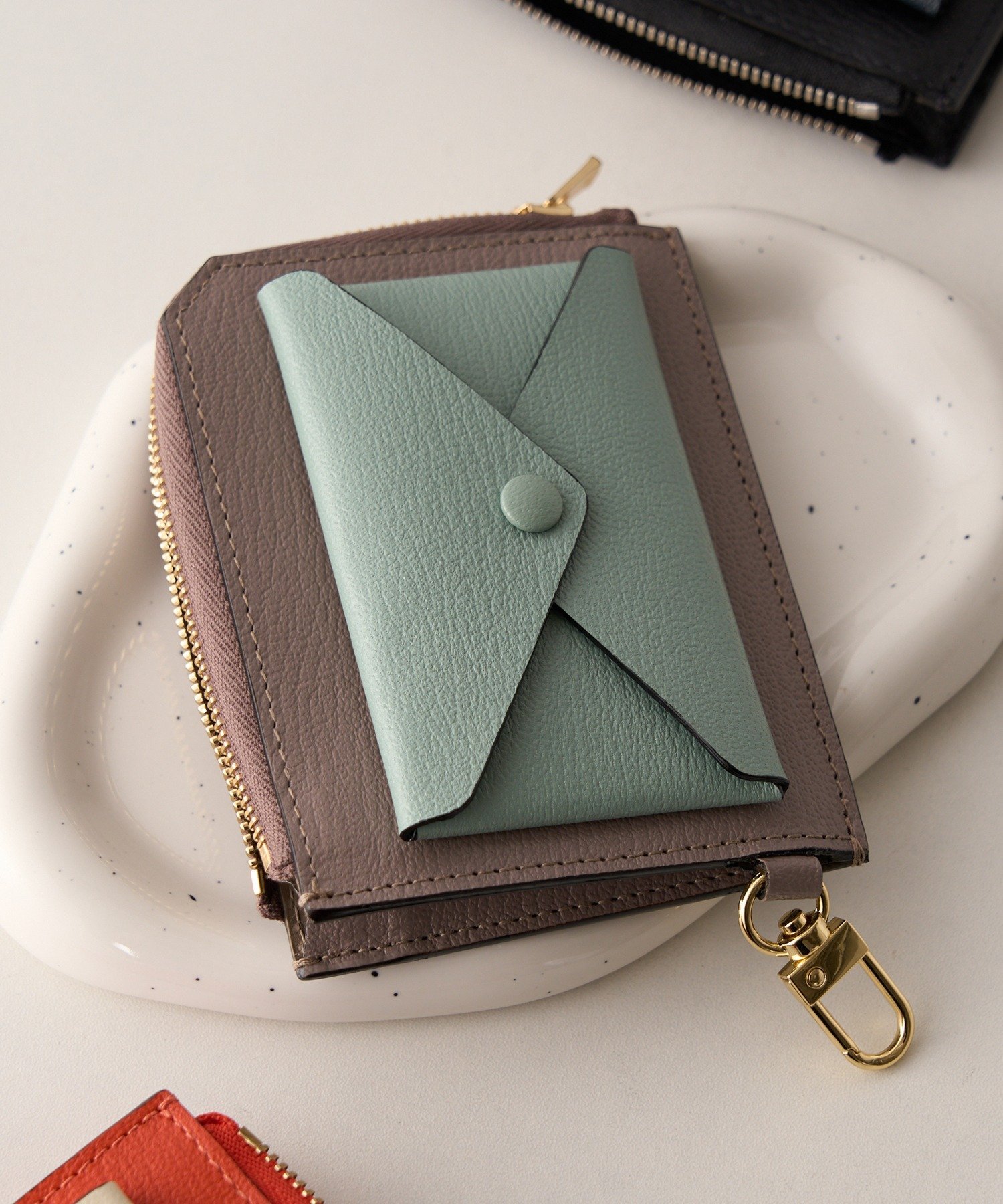 SETUP7｜L'arcobaleno/別注 スマートバイカラーカード&キーケース