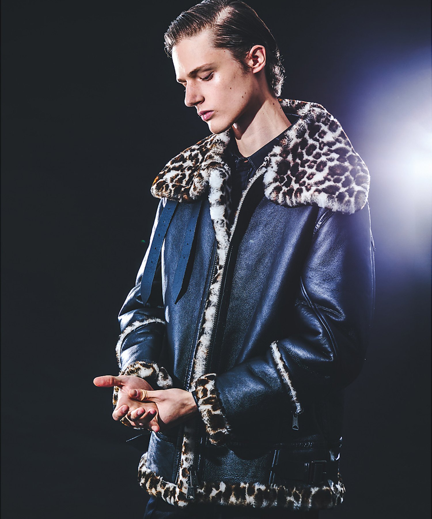 5351POUR LES HOMMES｜B-3 ムートン ライダース | Rakuten Fashion