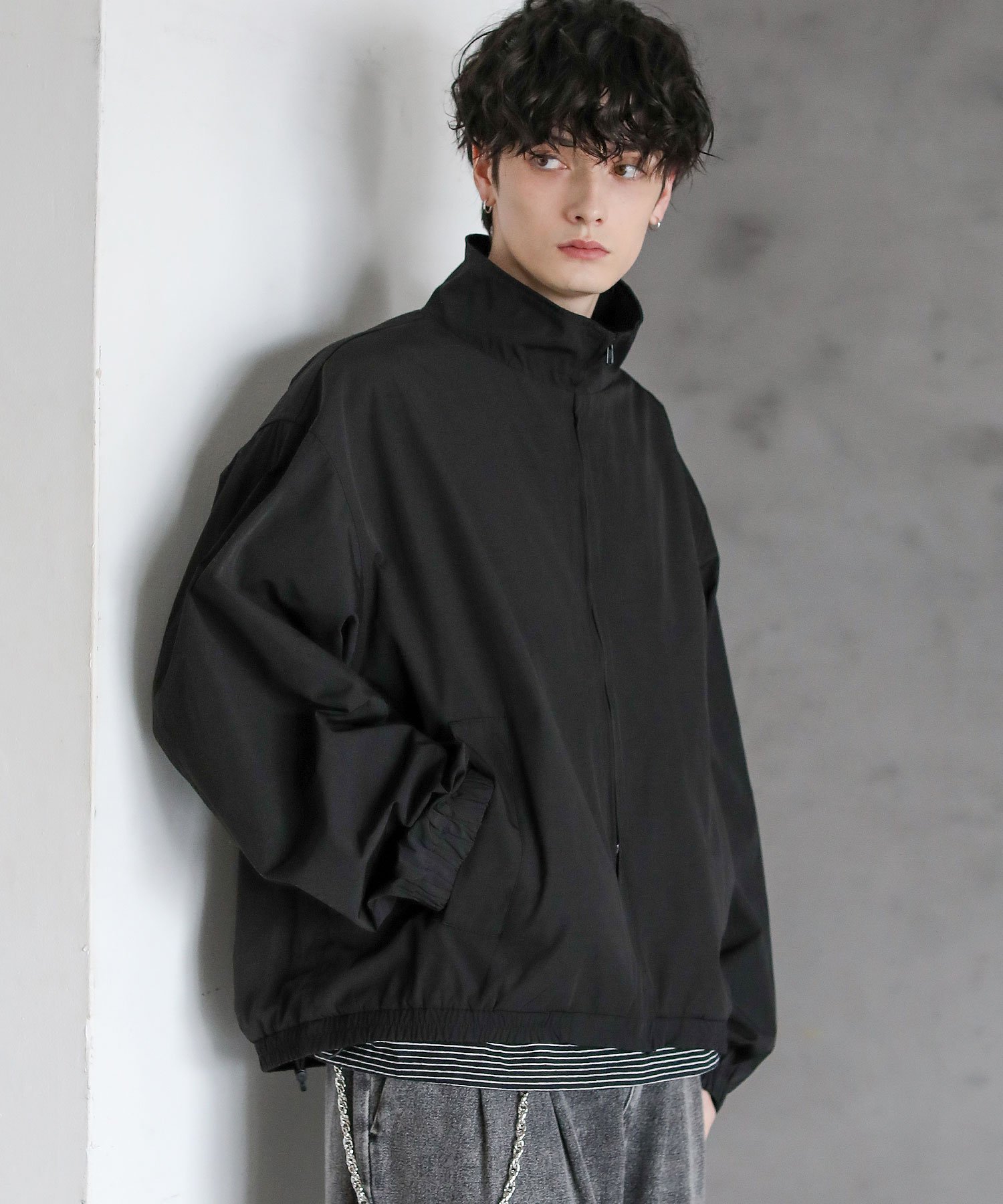 THE CASUAL｜ダブルジップ裾ドローコードトラックジャケット | Rakuten