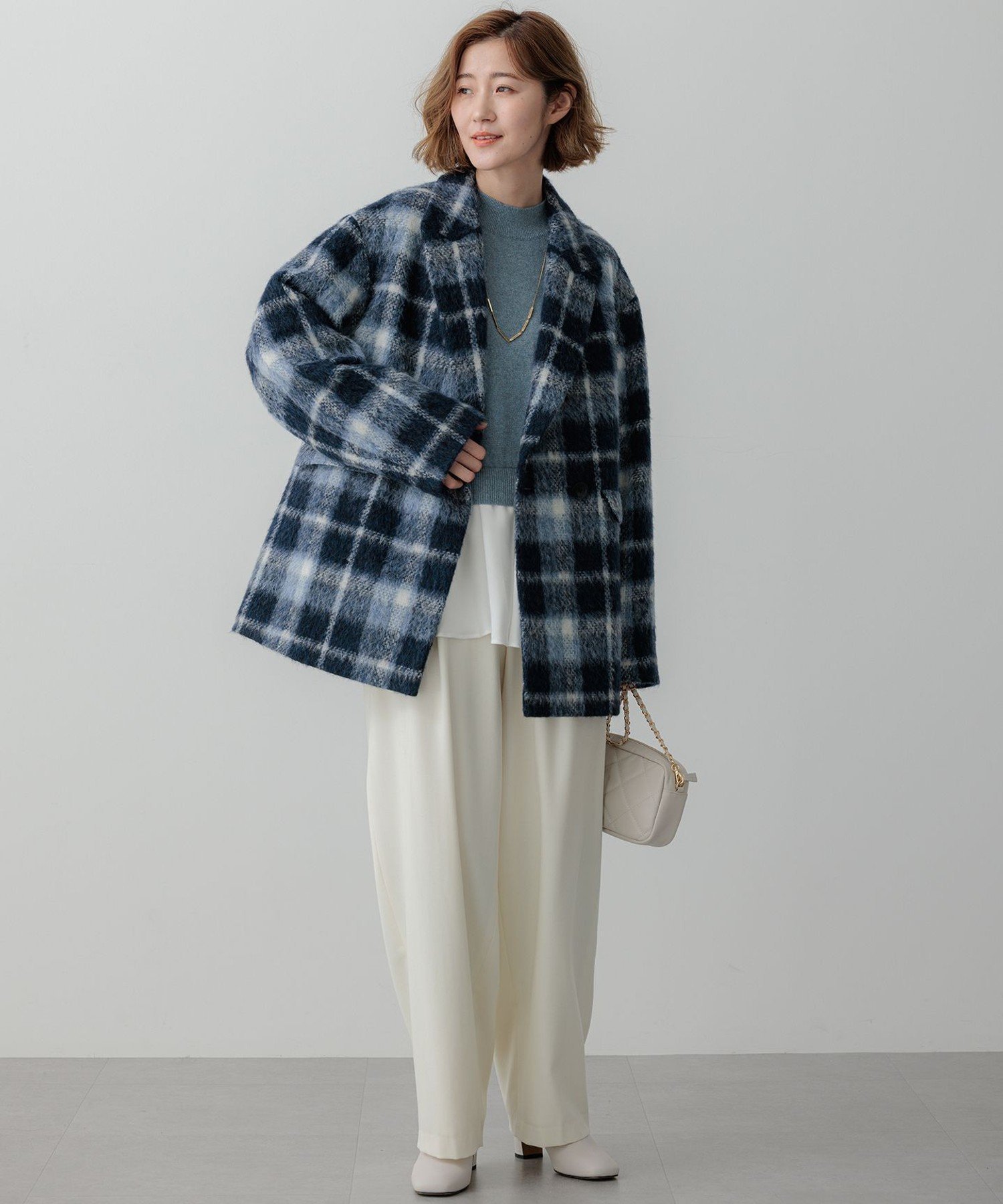 23区｜【23区×Oggiコラボ】フレアサテンコンビ ラメニット | Rakuten