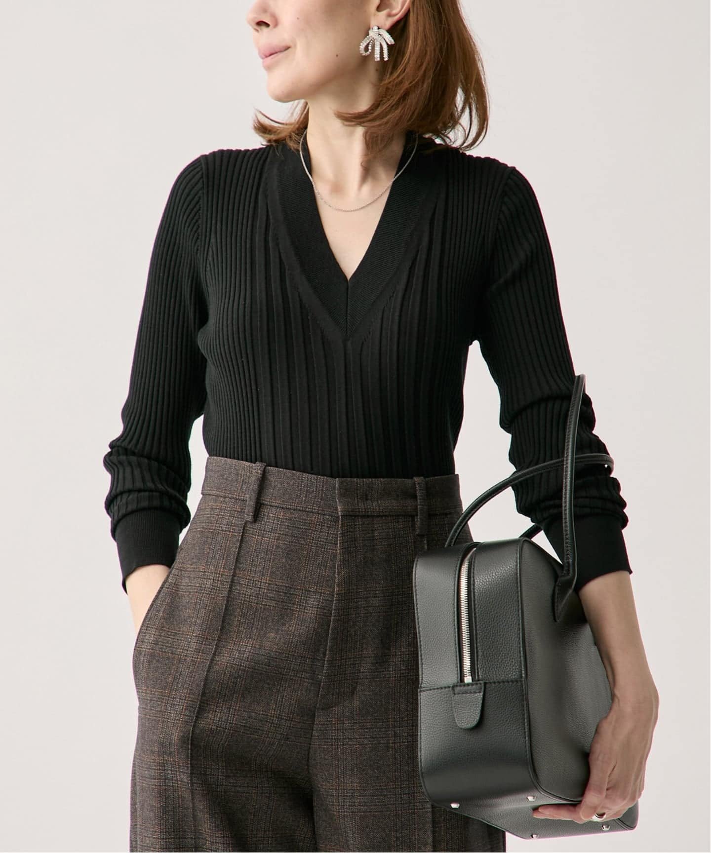 VERMEIL par iena｜SLOWOOL Vネック プルオーバー | Rakuten Fashion