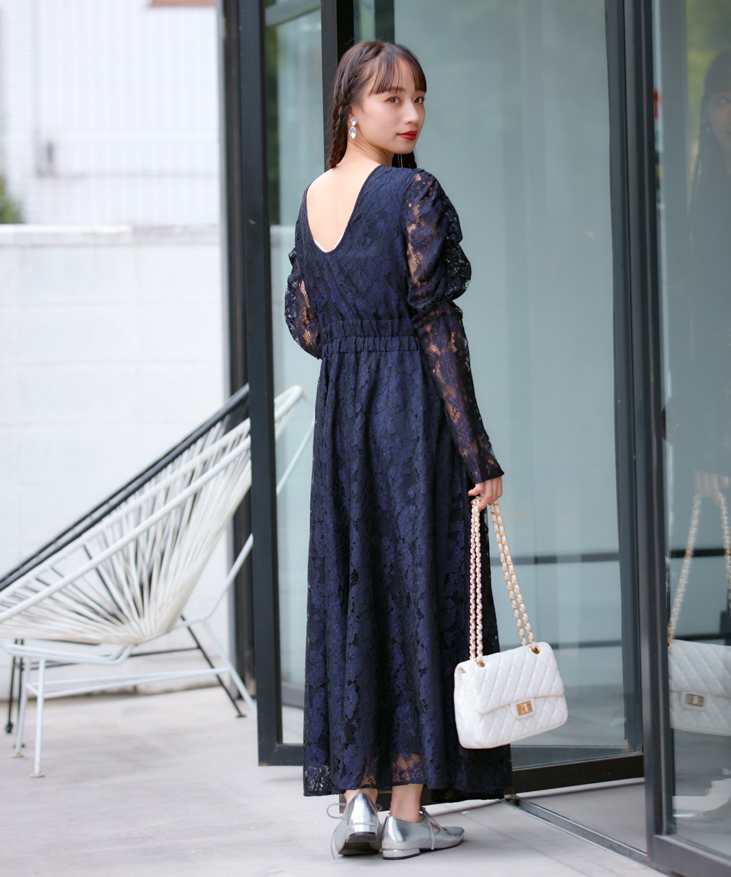VIS｜【VIS DRESS】総レースバックオープンワンピース | Rakuten