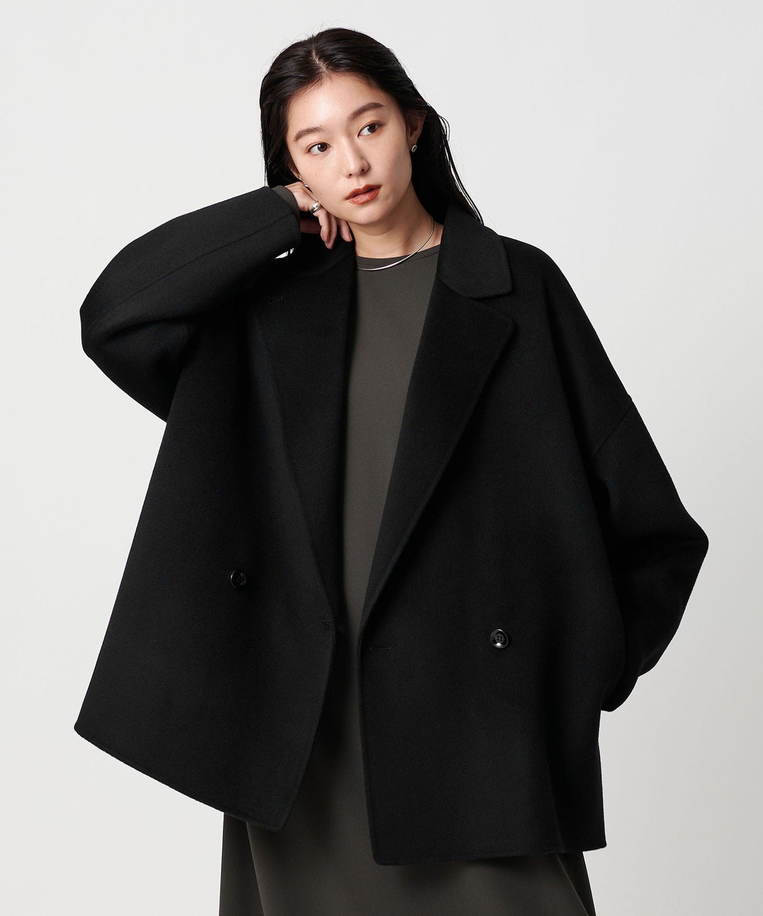 <MARW UNITED ARROWS>リバー ミドル丈 コート UNITED ARROWS｜<MARW UNITED ARROWS>リバー ミドル丈 コート