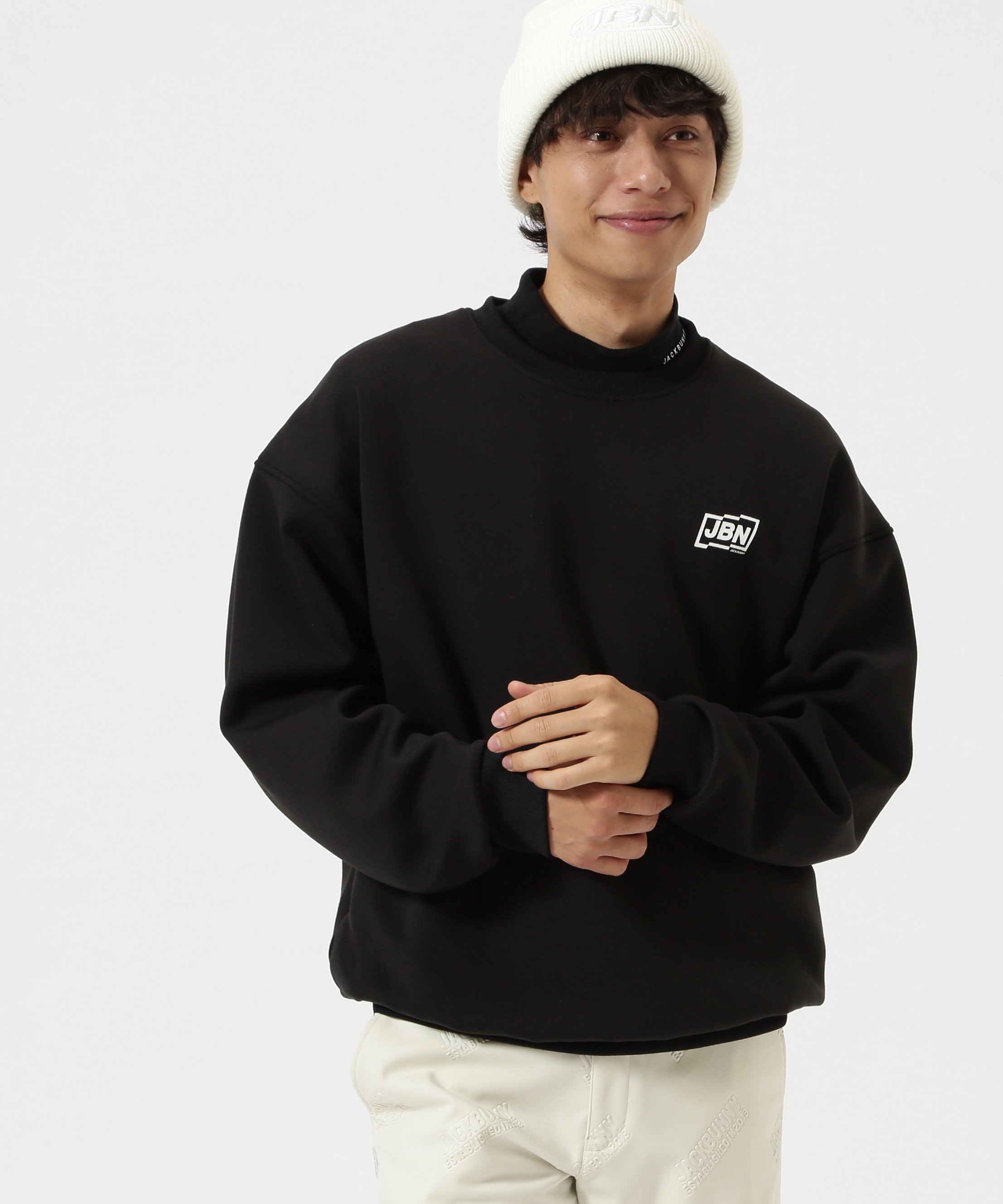 Jack Bunny!!｜オクタ裏地付きダンボール長袖スウェットプルオーバー