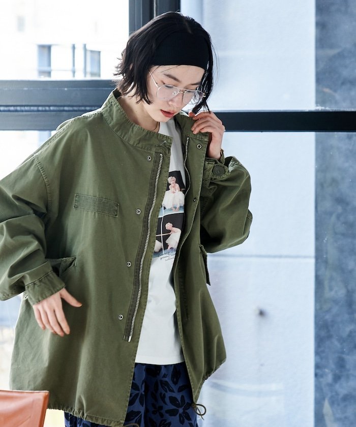 FREAK'S STORE｜M-65 フェード加工 ショートモッズコート/スプリング