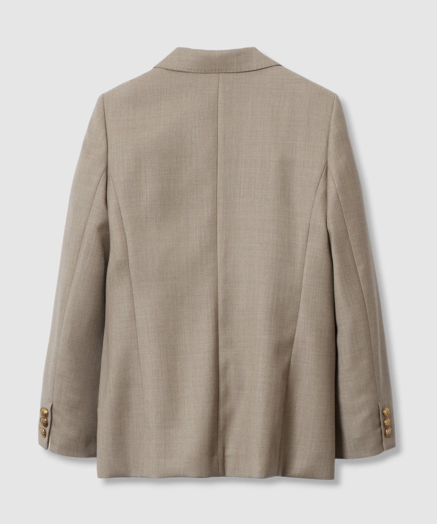 ANAYI｜【セットアップ対応商品】ウールオックスダブルジャケット