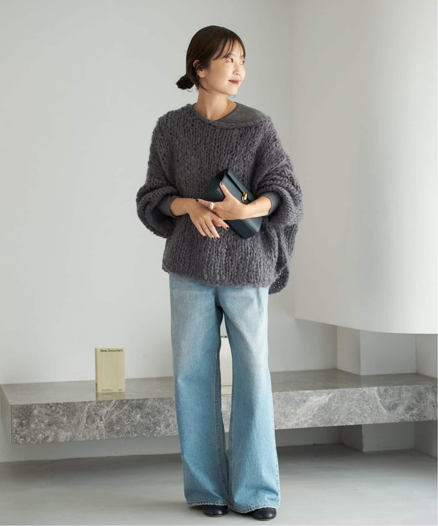 plage｜《追加》HAND KNIT ジャンボタム プルオーバー | Rakuten