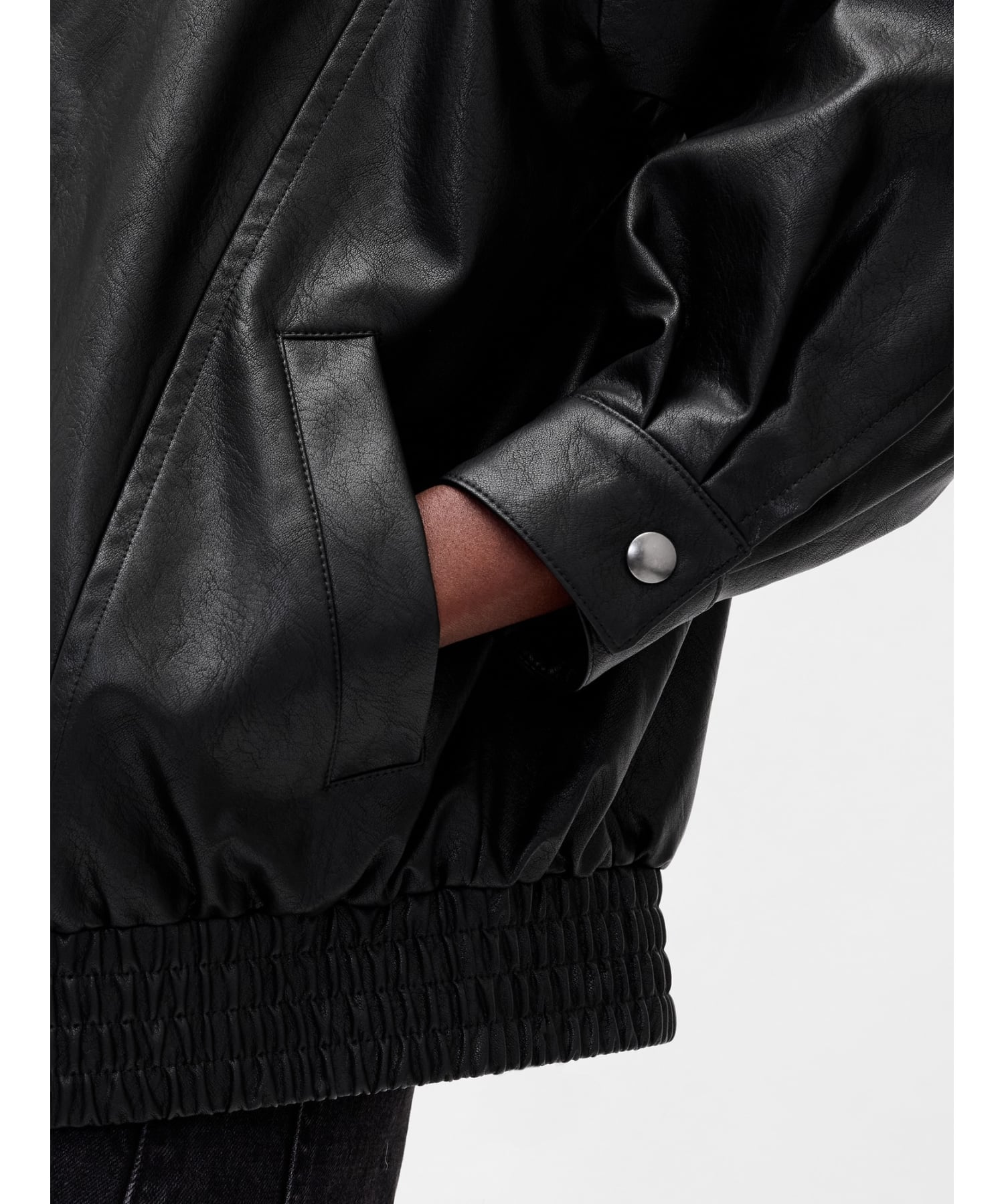 GAP｜(W)オーバーサイズ ヴィーガンレザージャケット | Rakuten