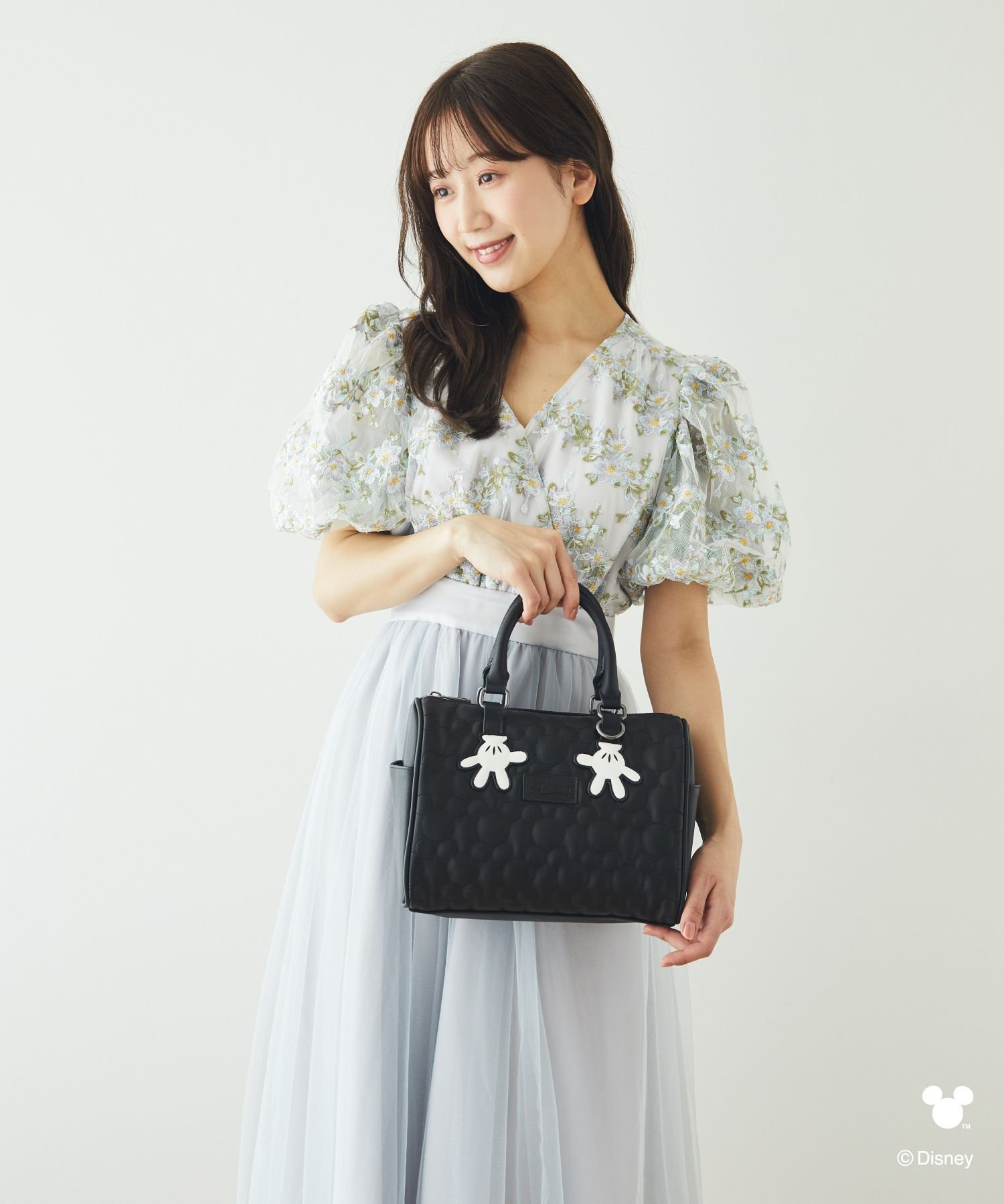 Areeam｜ミッキー/キルティングミニボストンバッグ | Rakuten Fashion