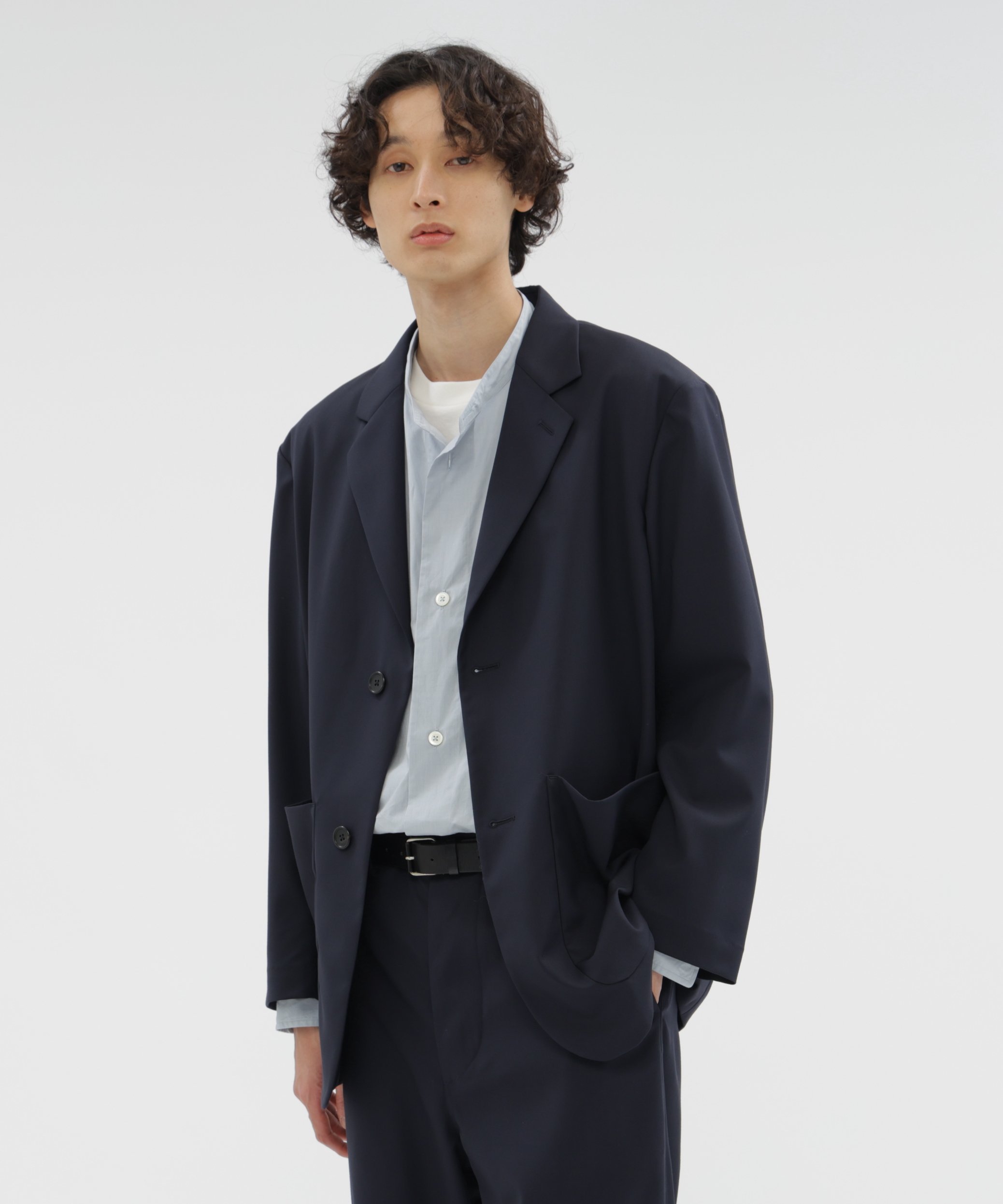 MARGARET HOWELL｜FINE WOOL POPLIN JACKET | Rakuten Fashion(楽天