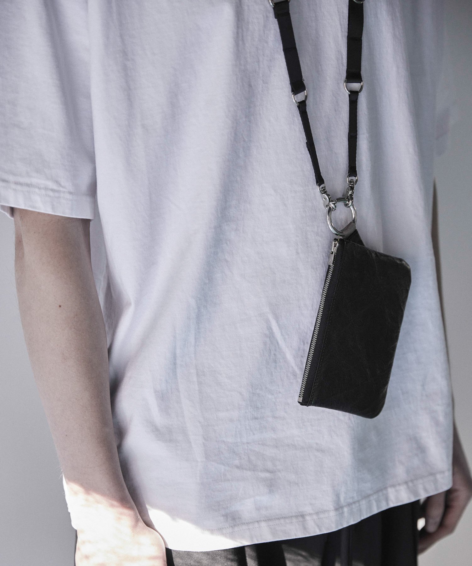 composite｜Dyneema Leather RING POUCH_M ダイニーマレザーポーチM