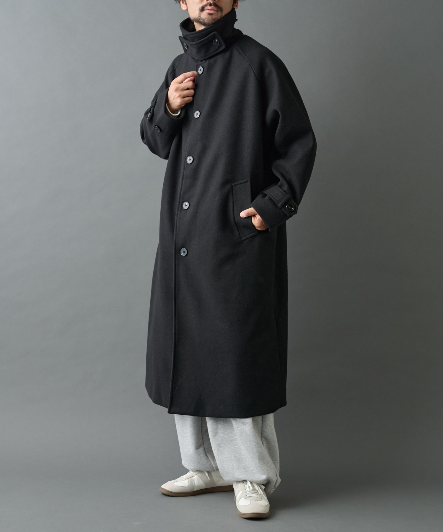 COLONY 2139｜テックウールステンカラーロングコート | Rakuten